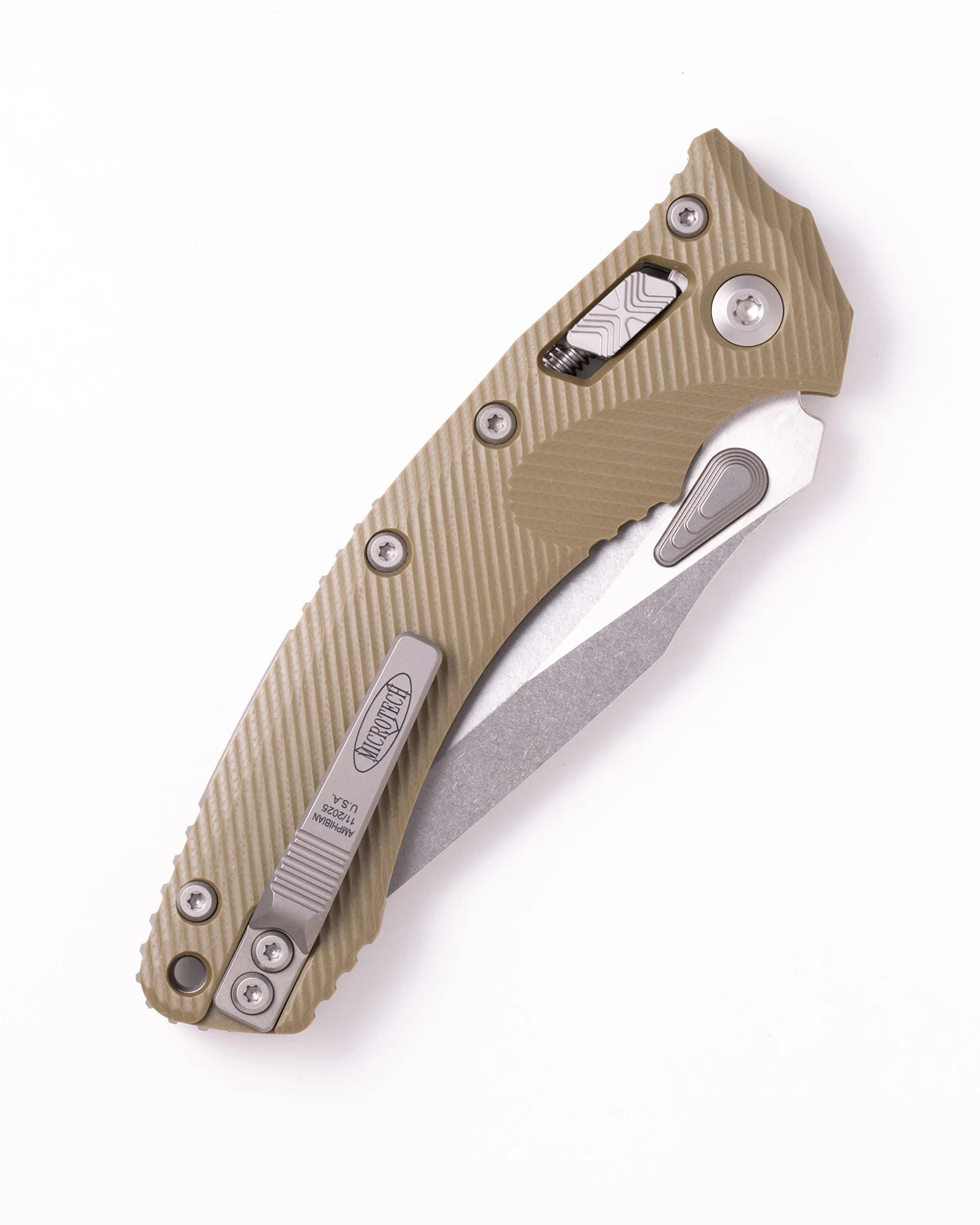 Amphibian RAM-LOK™ S/E OD Green Fluted G10 Stonewash Standard (137RL-10FLGTOD) - Image 2