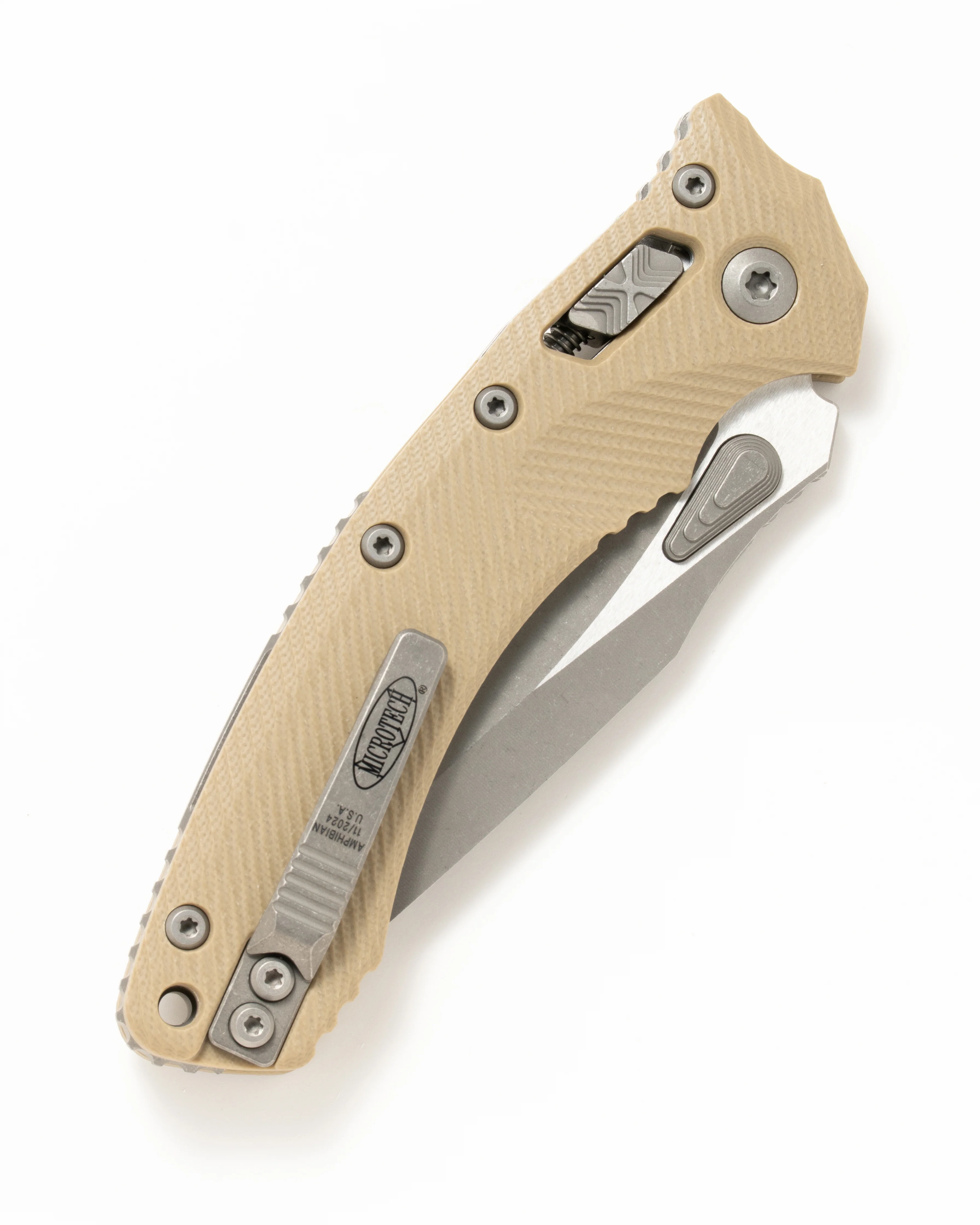Amphibian® - RAM-LOK™ S/E Apocalyptic® Part Serrate Fluted G10 Tan (137RL-11APFLGTTA) - Image 3