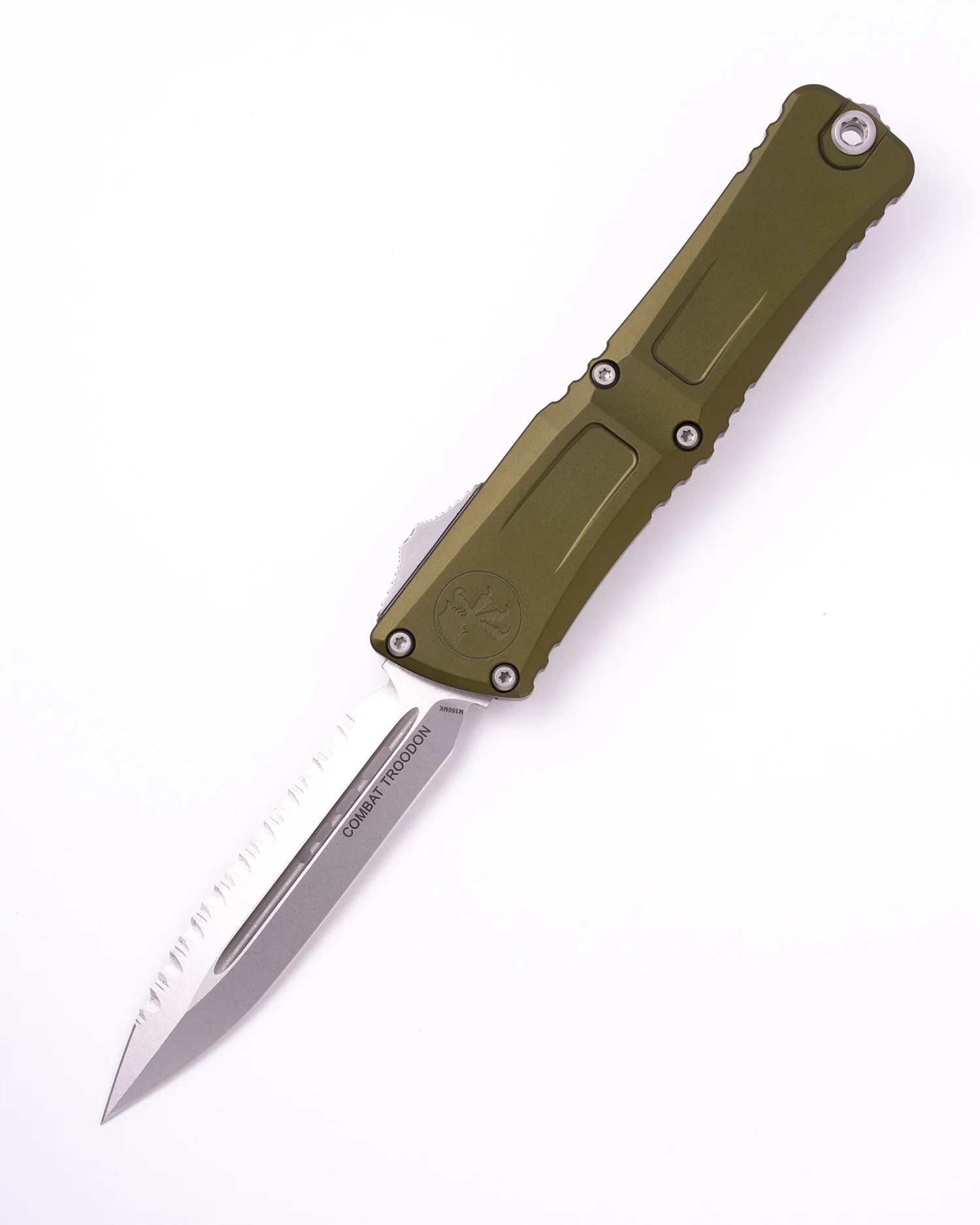 Combat Troodon® D/E Gen III OD Green Stonewash Full Serrate (1142-12OD)