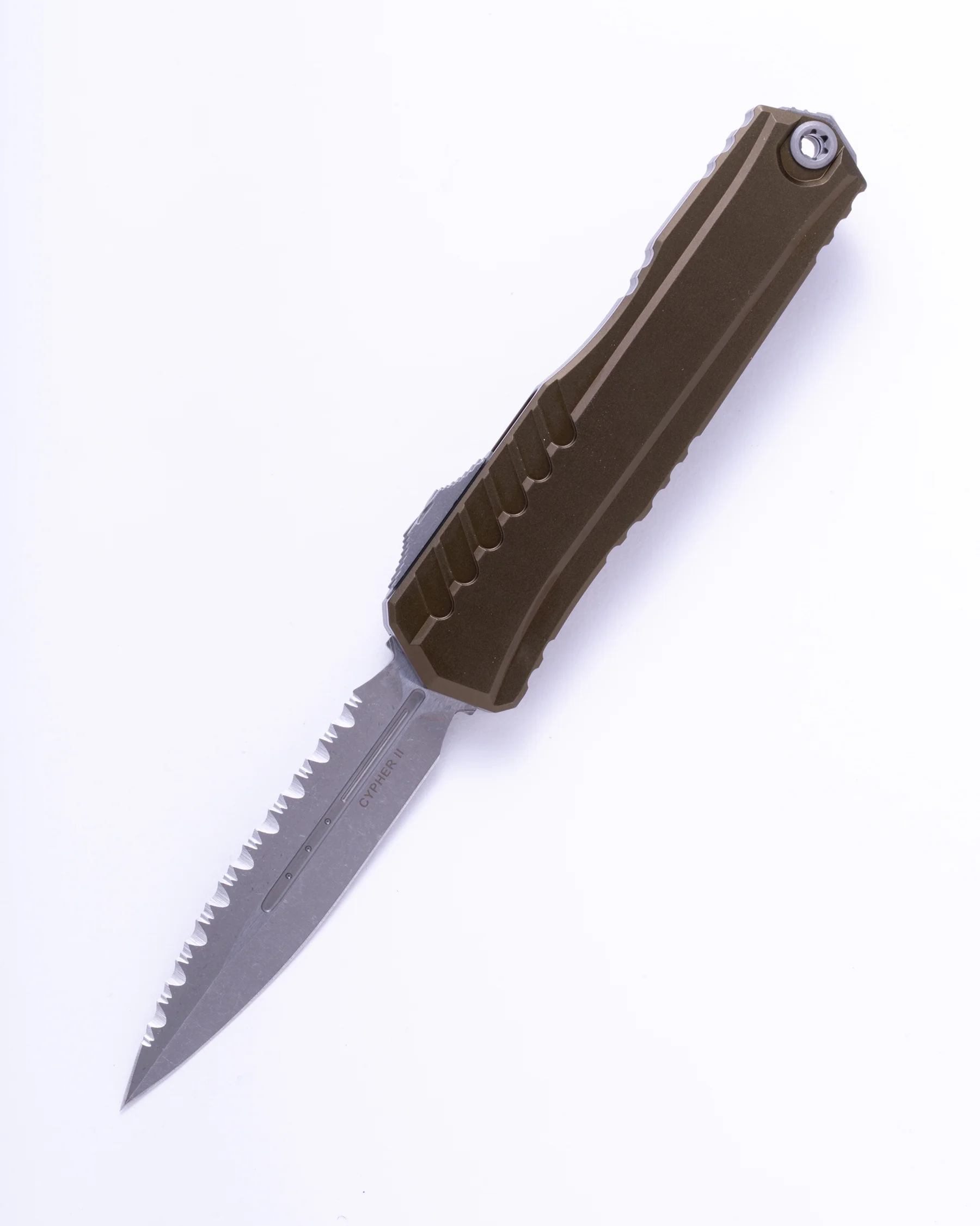 CYPHER II D/E APOCALYPTIC FULL SERRATE OD GREEN (1242-12APOD)