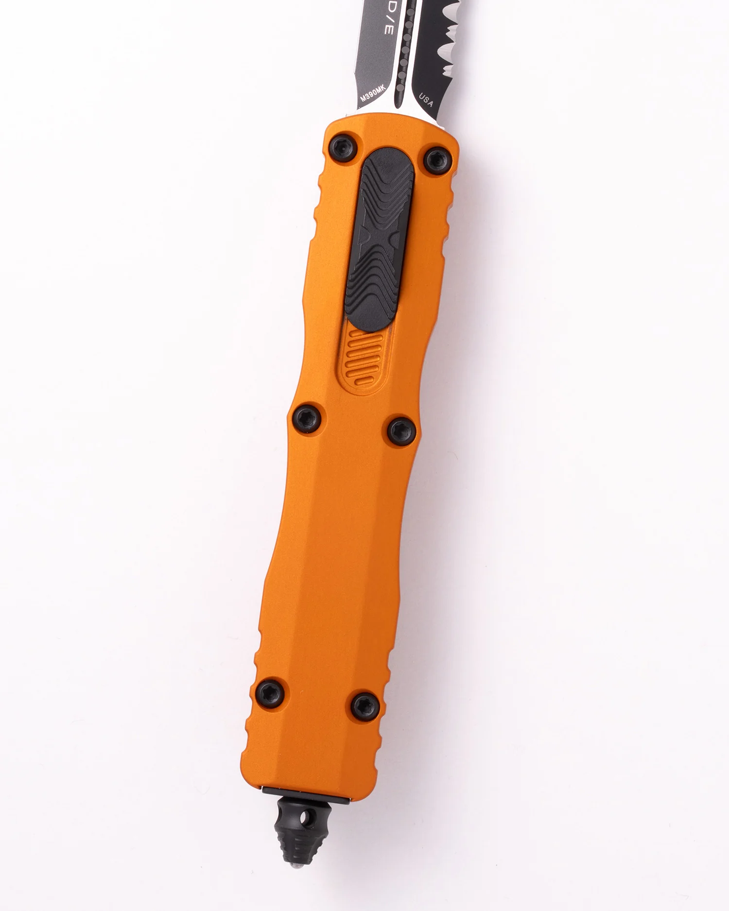 DIRAC D/E BLACK FULL SERRATE ORANGE TANGERINE (225-3OT) - Image 3