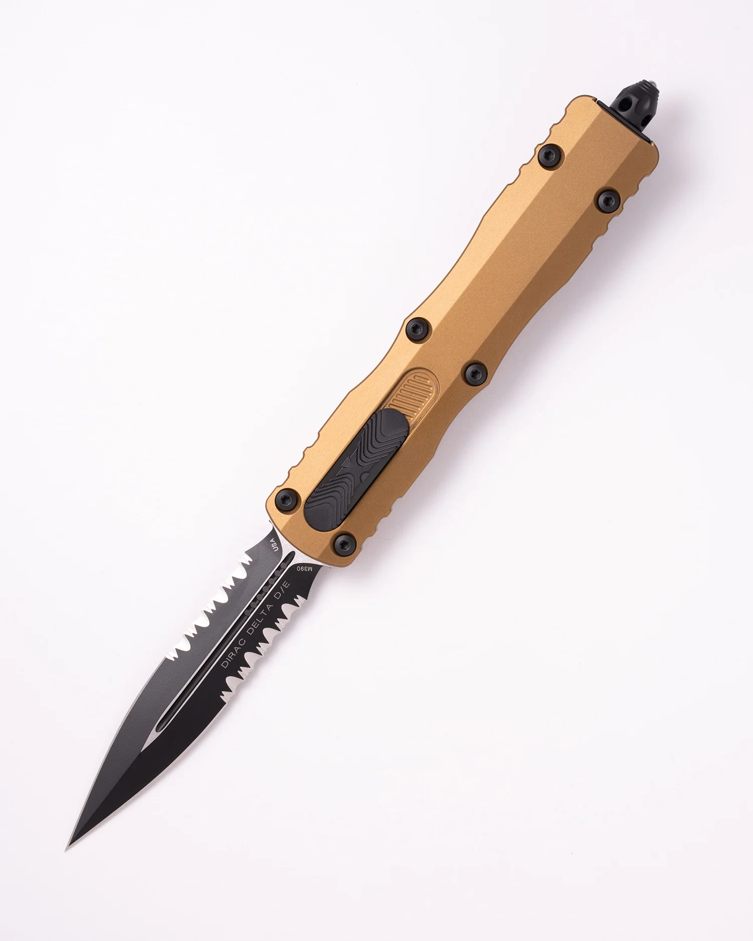 Dirac Delta D/E Black Part Serrate Tan (227-2TA)