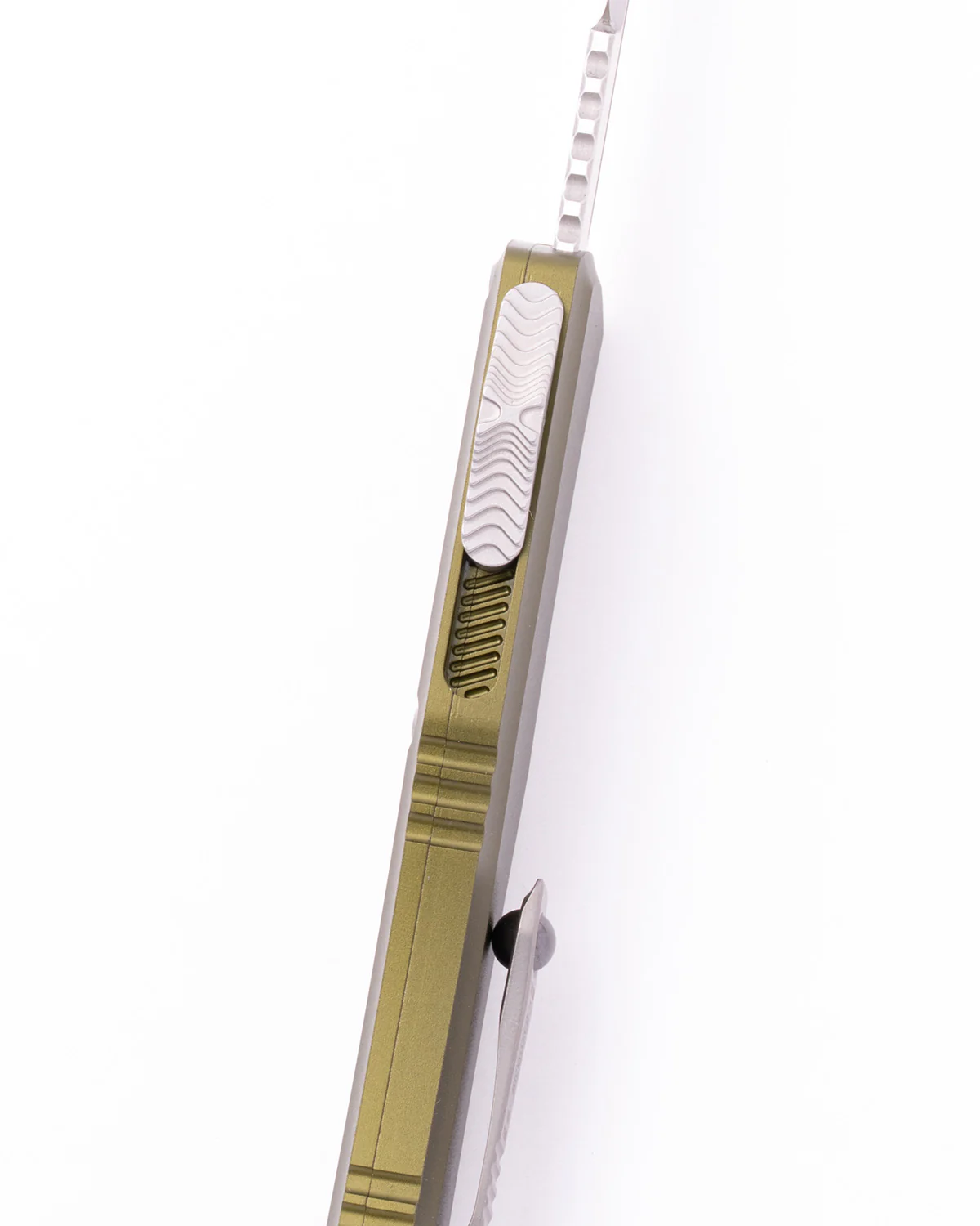 Hera® II Mini Bayonet Stonewash Partial Serrate OD Green (1701M-11OD) - Image 3