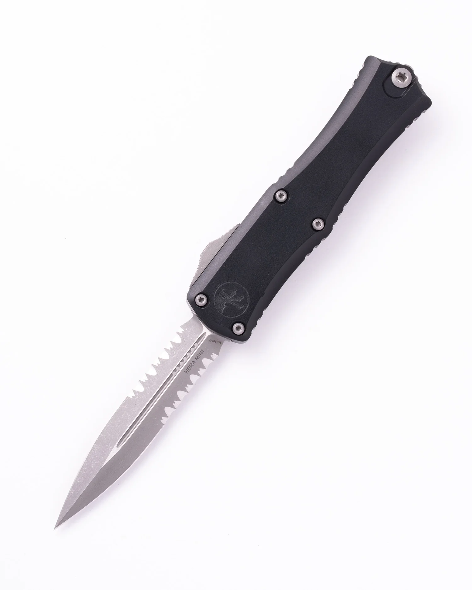 Hera® II Mini D/E Apocalyptic® Partial Serrated Black (1702M-11AP)