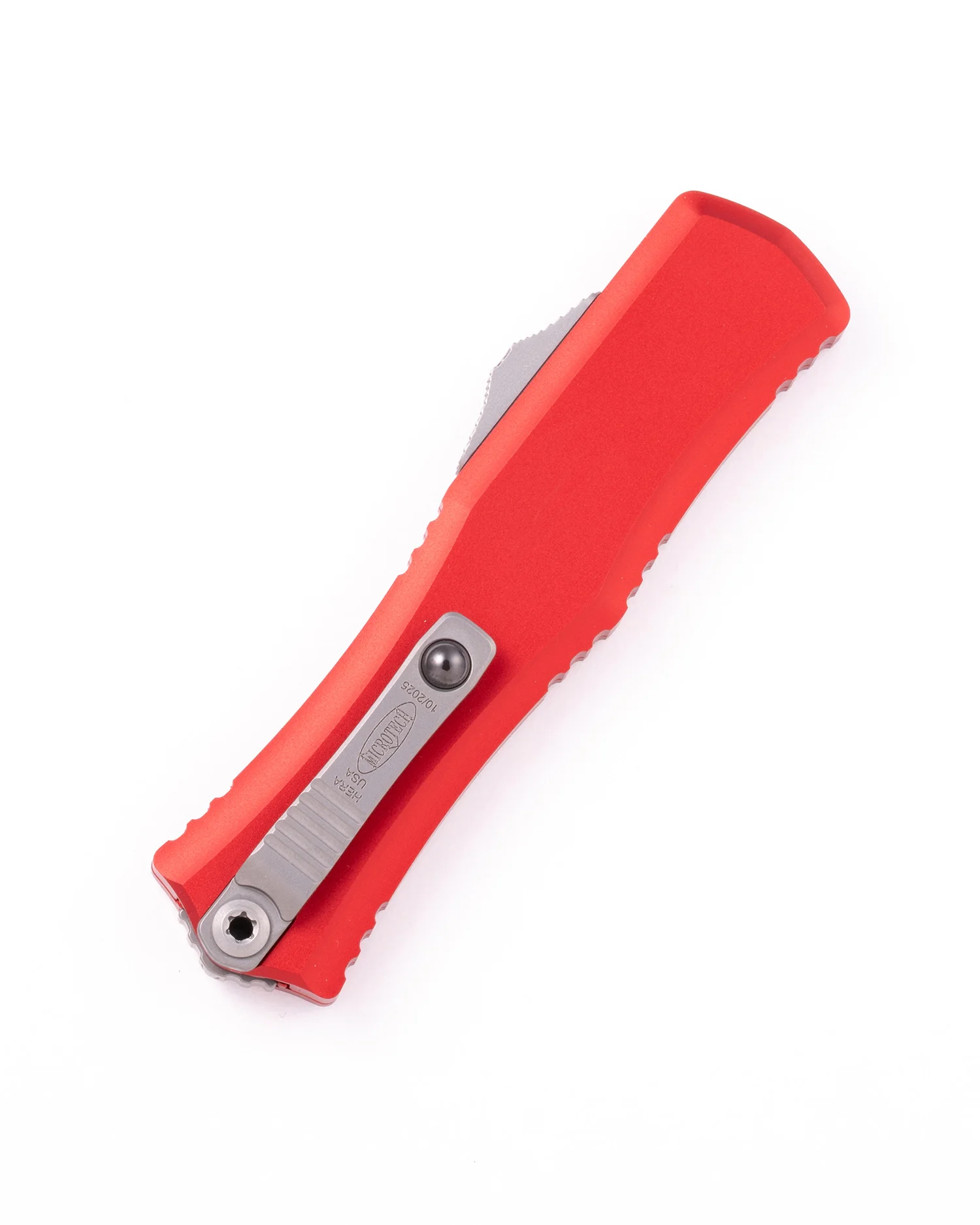 HeraĀ® II Mini D/E Stonewash Full Serrate Red (1702M-12RD) - Image 2