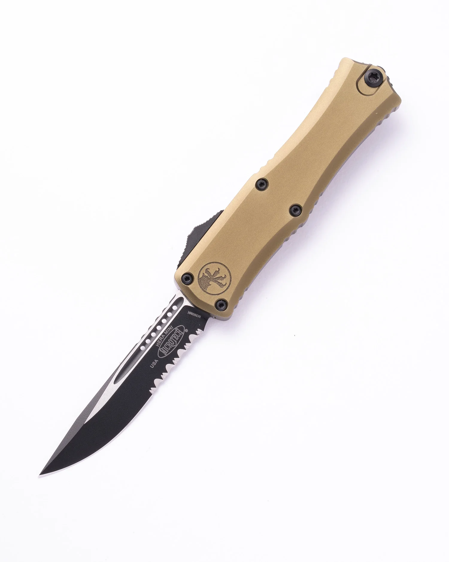 Hera® II Mini S/E Black Part Serrate OD Green (1703M-2OD) FACTORY SECONDS