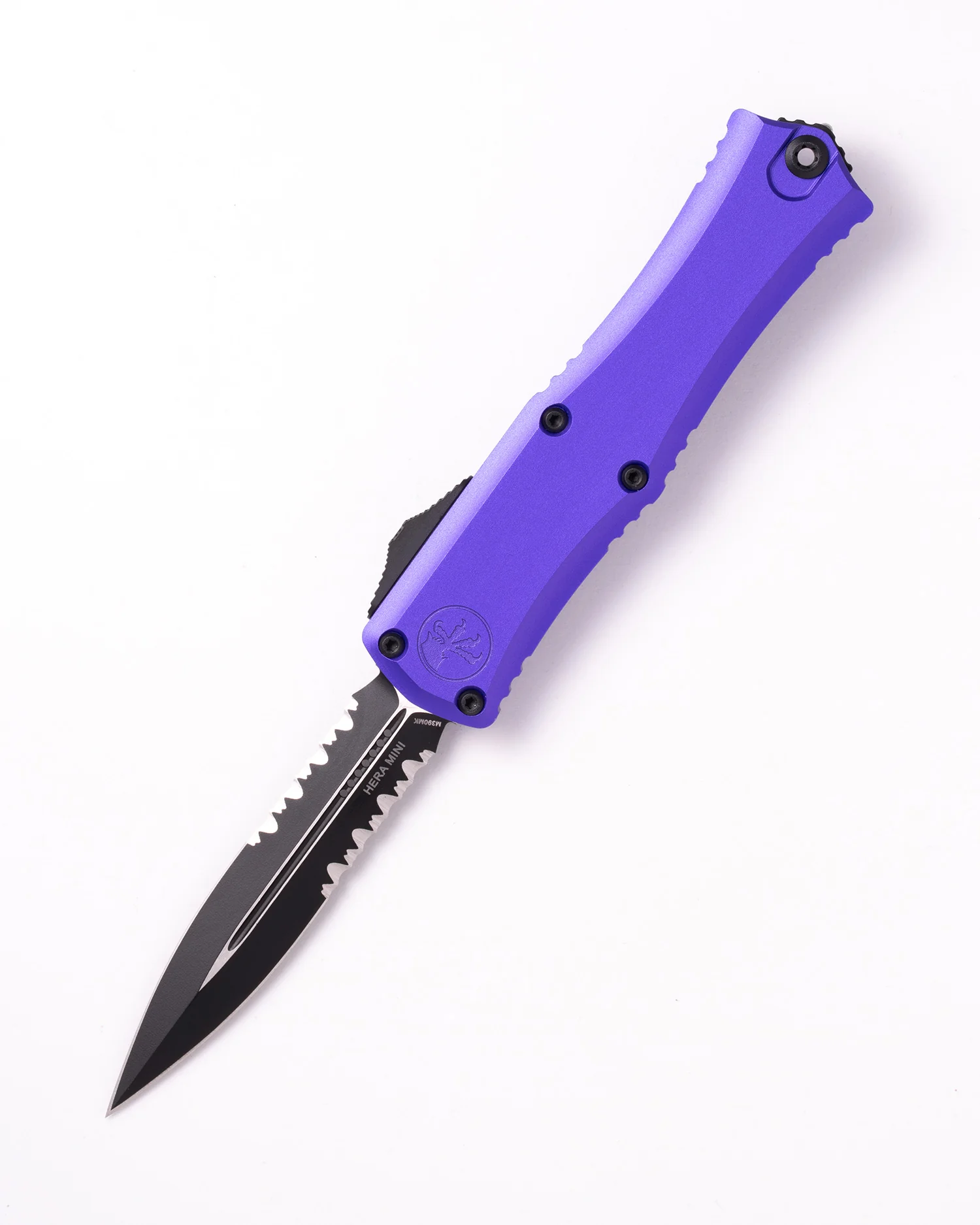 Hera® II Mini D/E Black Part Serrate Purple (1702M-2PU)