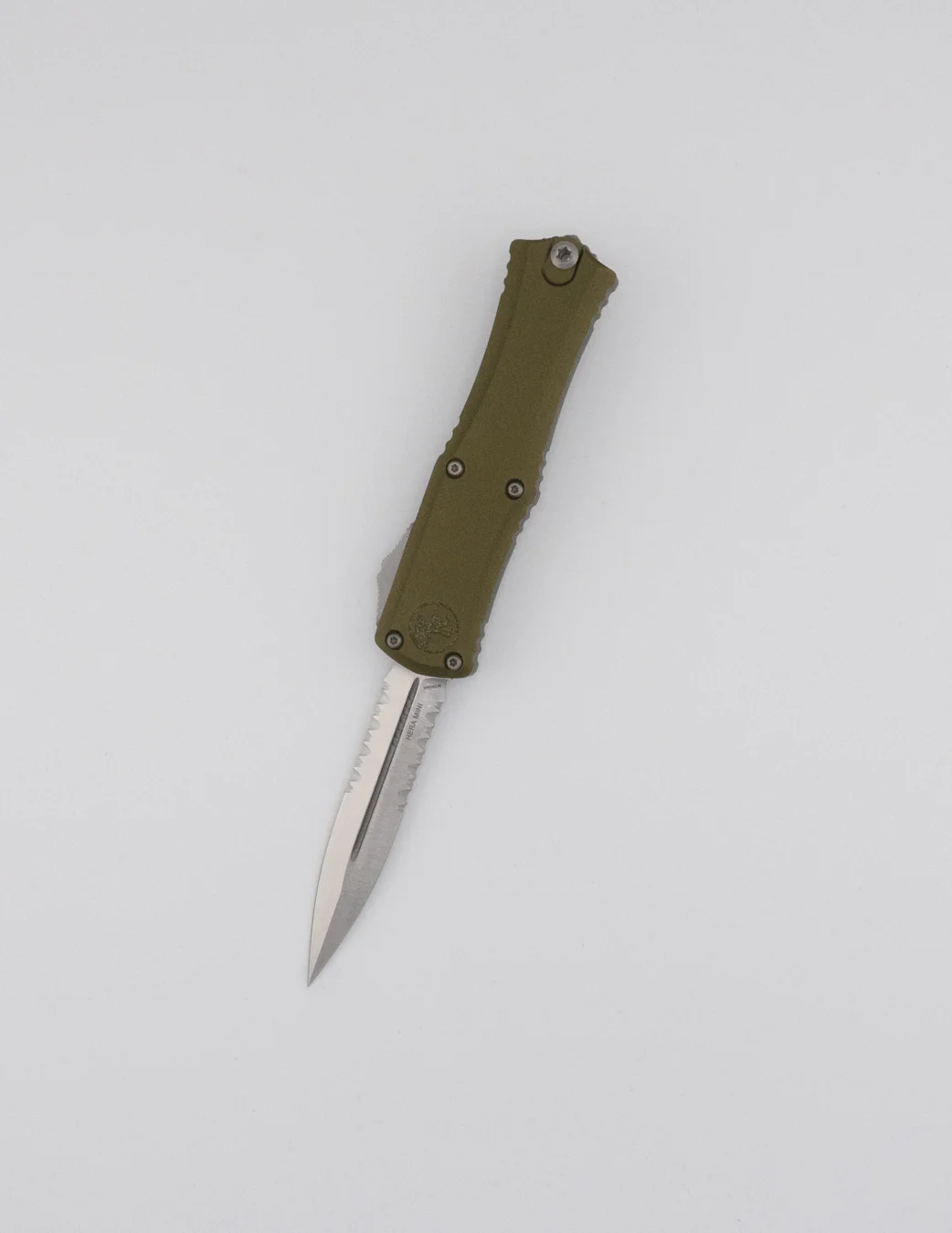 HERA II MINI D/E SATIN PART SERRATE OD GREEN (1702M-5OD) FACTORY SECOND