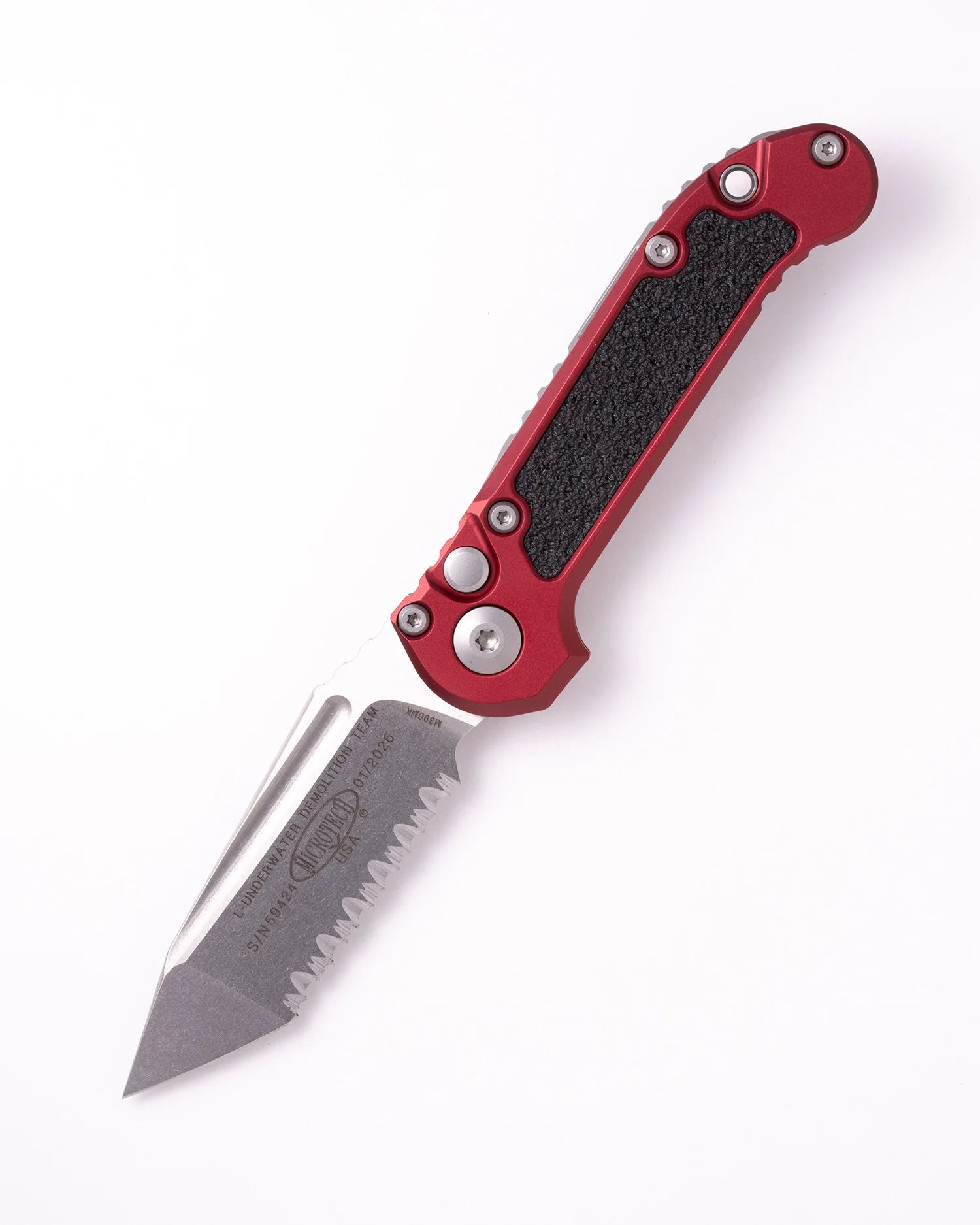 L.U.D.T.® GEN III T/E STONEWASH FULL SERRATE MERLOT (1136-12MR)