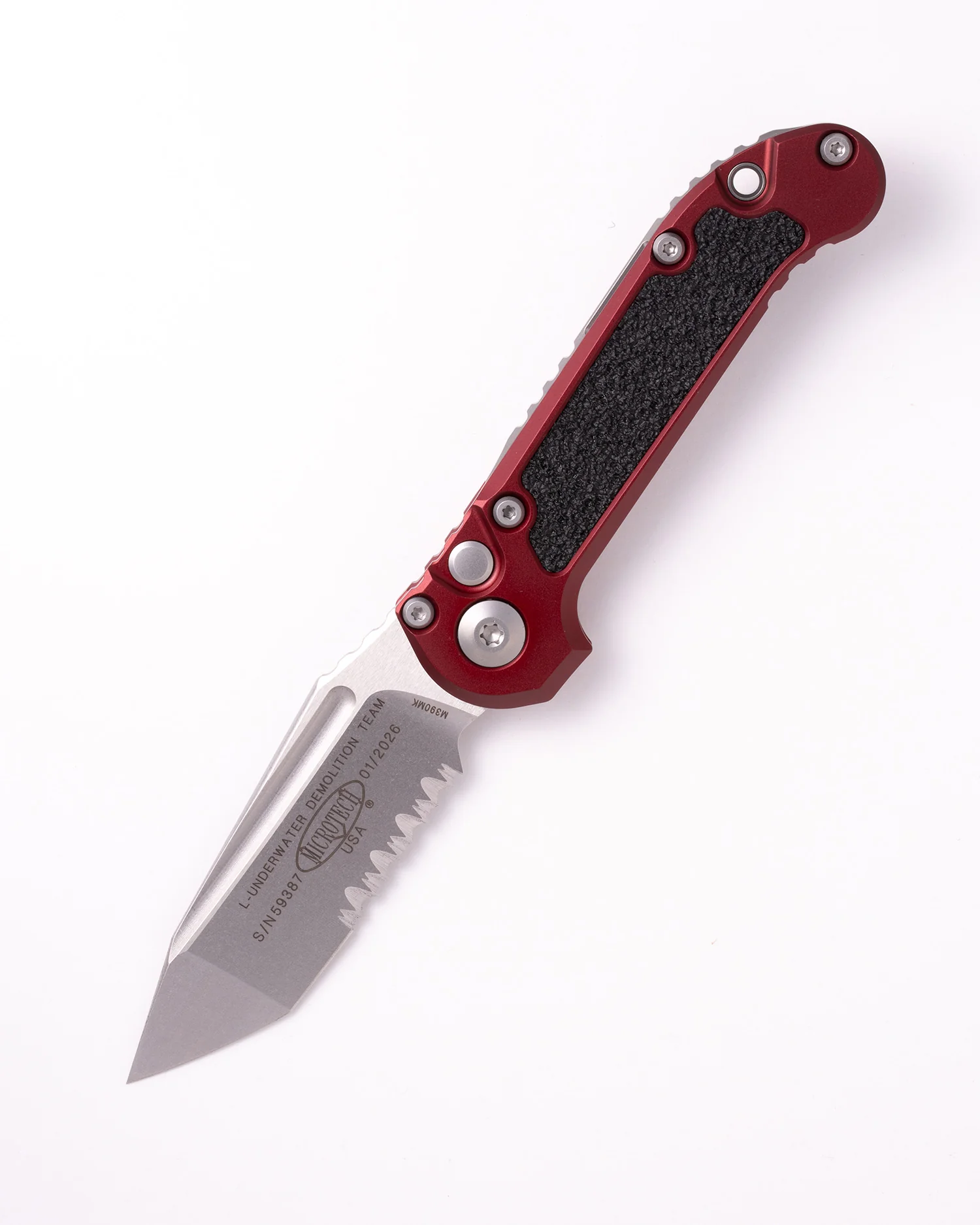 L.U.D.T.® T/E Gen III Stonewash Partial Serrated Merlot (1136-11MR)