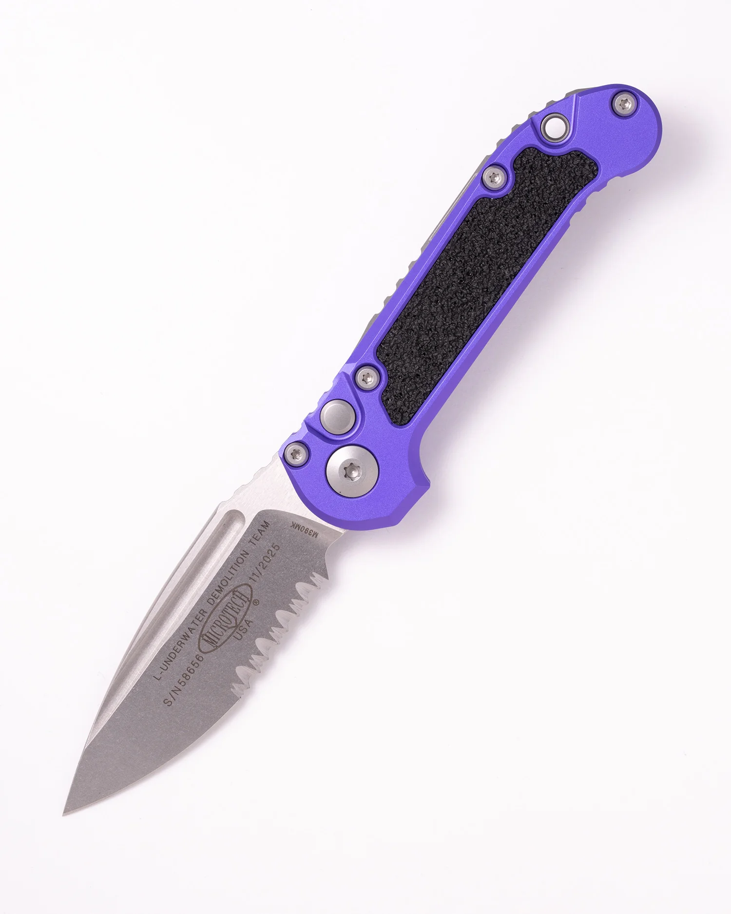 L.U.D.T. Gen III S/E Stonewash Part Serrate Purple (1135-11PU)