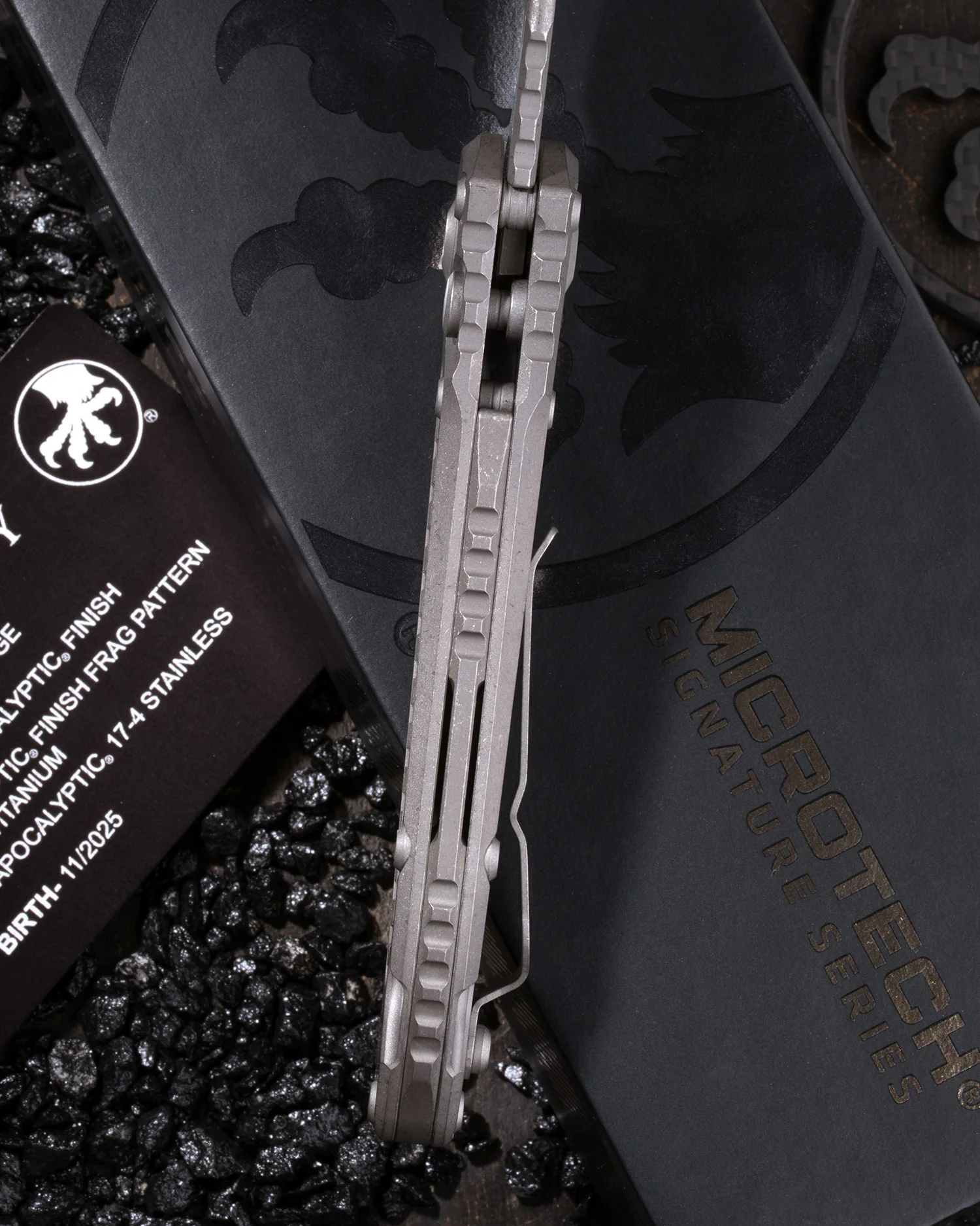 L.U.D.T – TANTO EDGE MARFIONE SELECT APOCALYPTIC FINISH APOCALYPTIC FINISH FRAG PATTERN TITATIUM APOCALYPTIC STAINLESS - Image 3