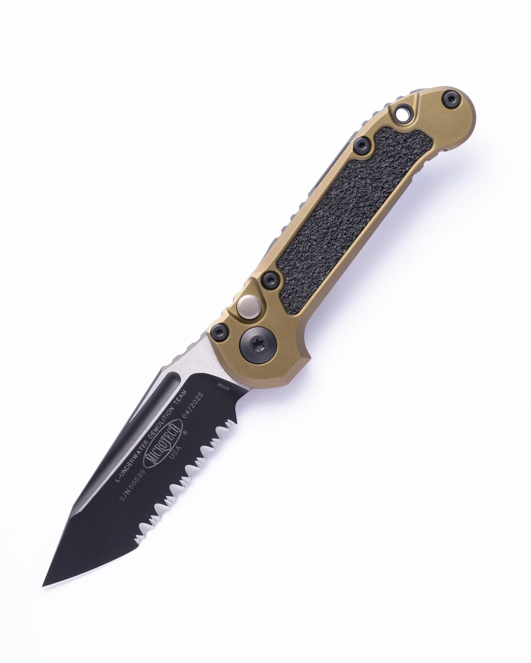 LUDT GEN III T/E BLACK FULL SERRATE OD GREEN (1136-3OD)