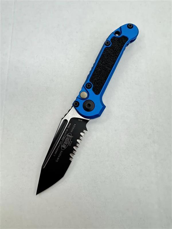 LUDT GEN III T/E BLACK PART SERRATE BLUE (1136-2BL)