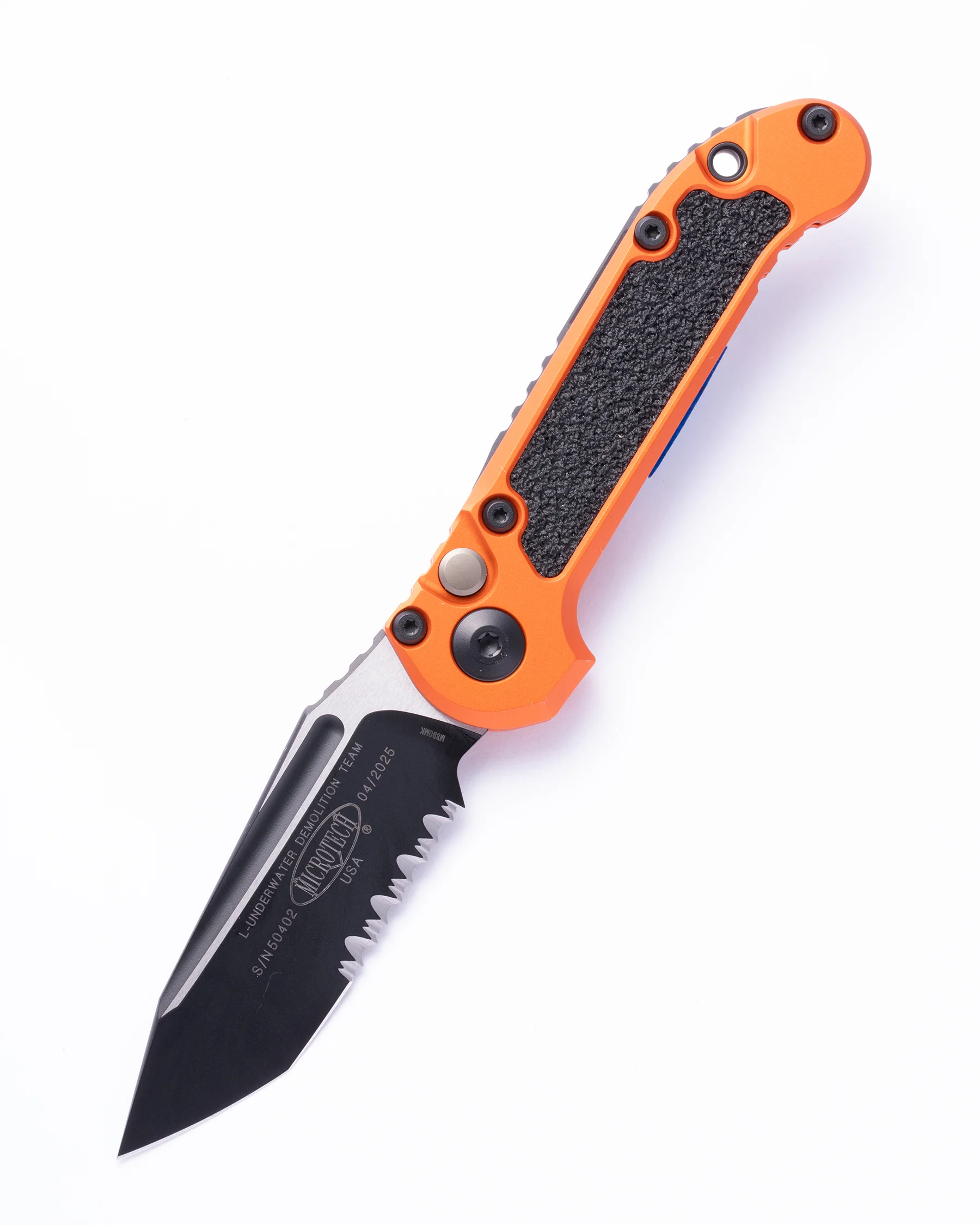 LUDT GEN III T/E BLACK PART SERRATE ORANGE (1136-2OR)