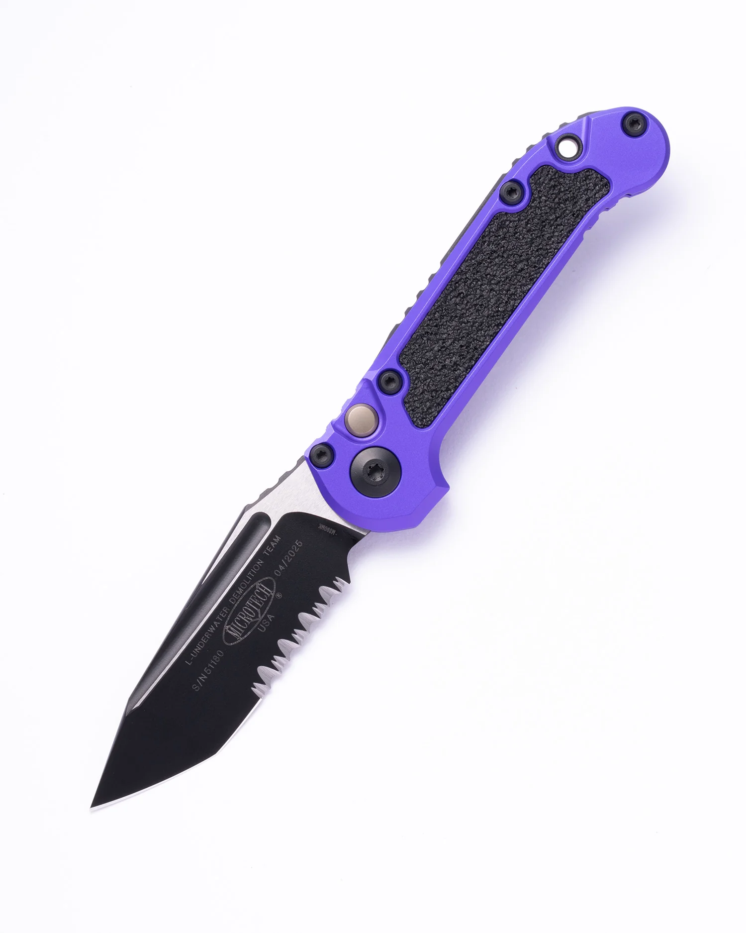 LUDT GEN III T/E BLACK PART SERRATE PURPLE (1136-2PU)