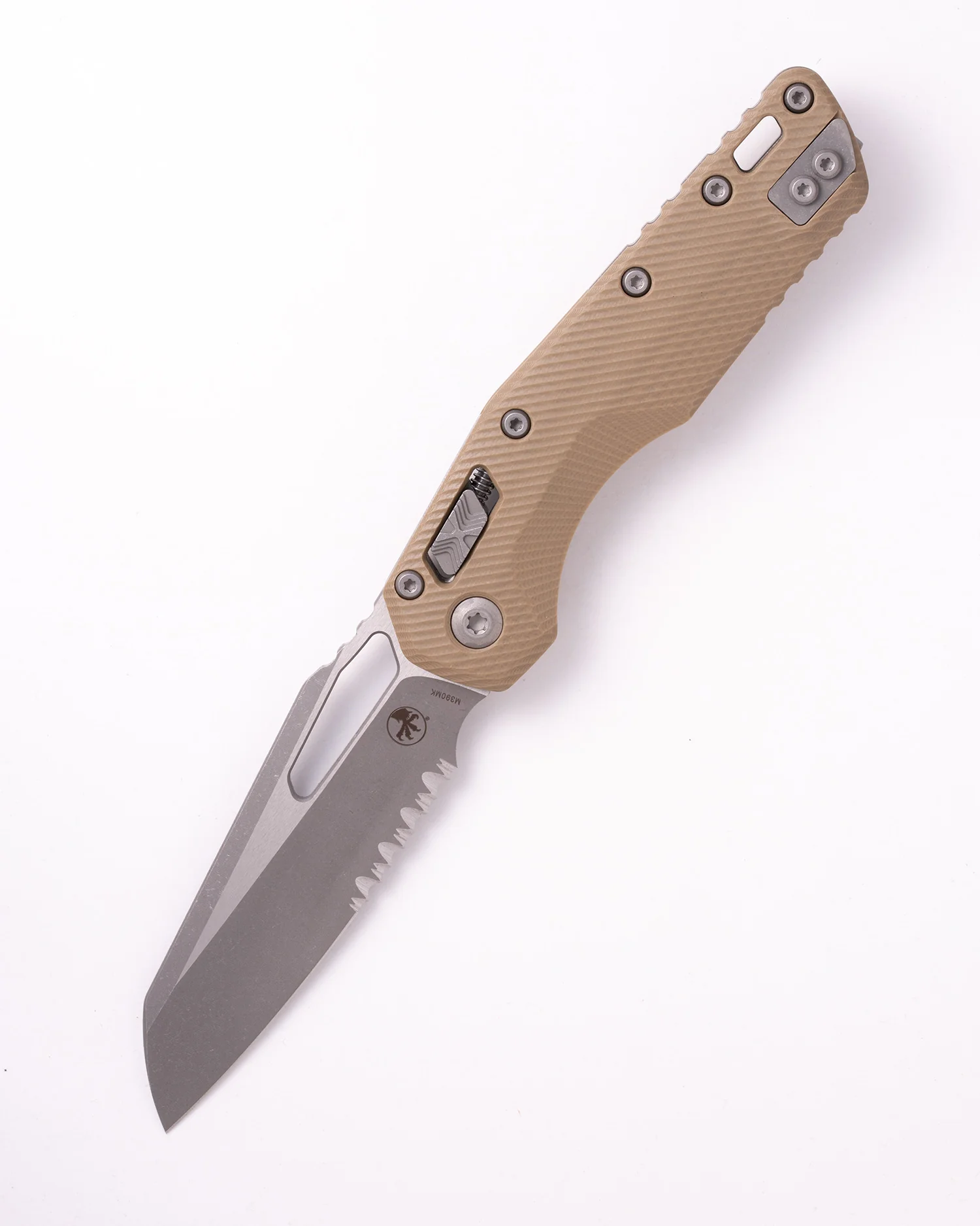 MSIĀ® S/E ApocalypticĀ® Partial Serrated Fluted G-10 Tan (210-11APFLGTTA)