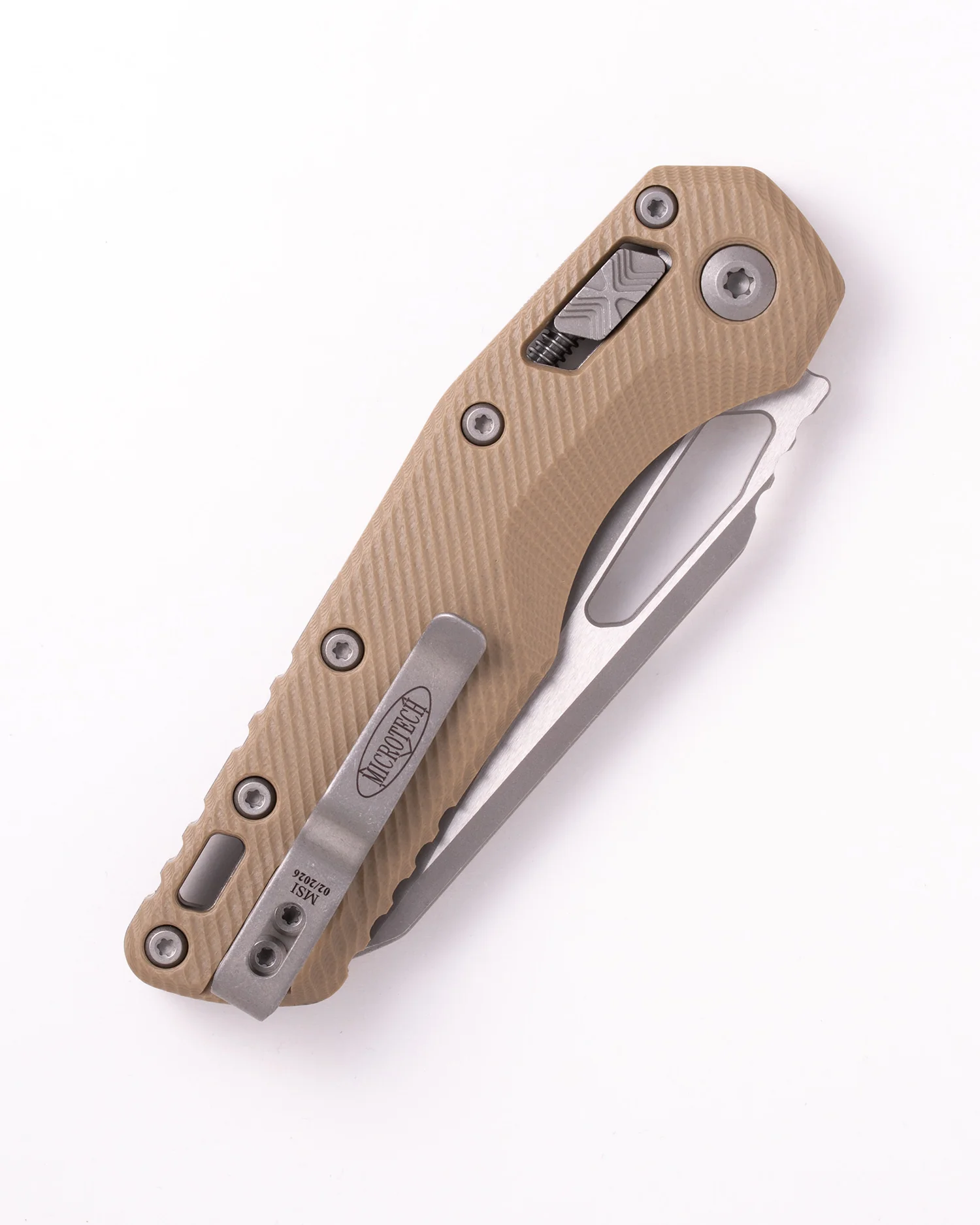 MSIĀ® S/E ApocalypticĀ® Partial Serrated Fluted G-10 Tan (210-11APFLGTTA) - Image 2