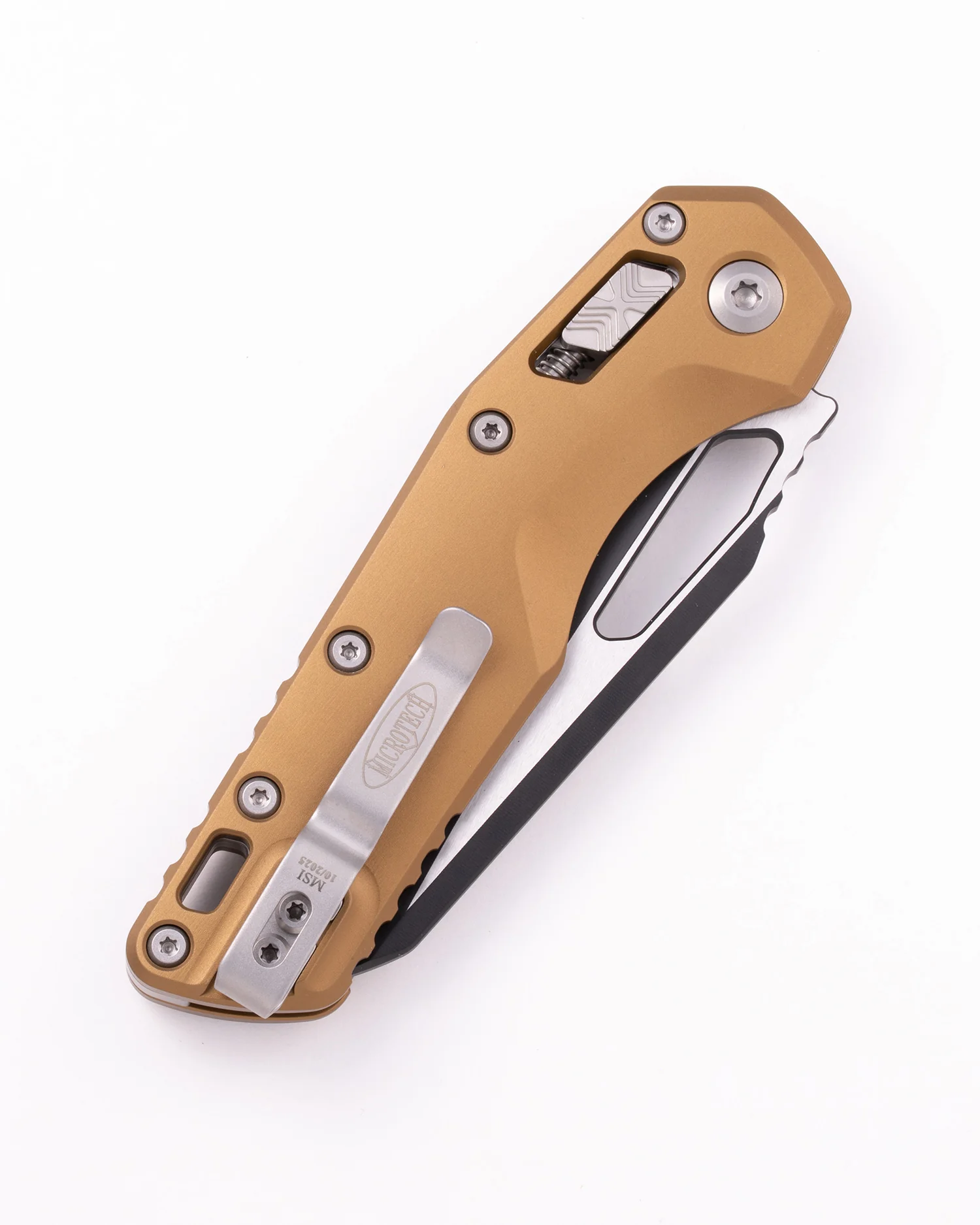 MSIĀ® S/E Black Stonewash Partial Serrate Aluminum Tan (210-2TA) - Image 2