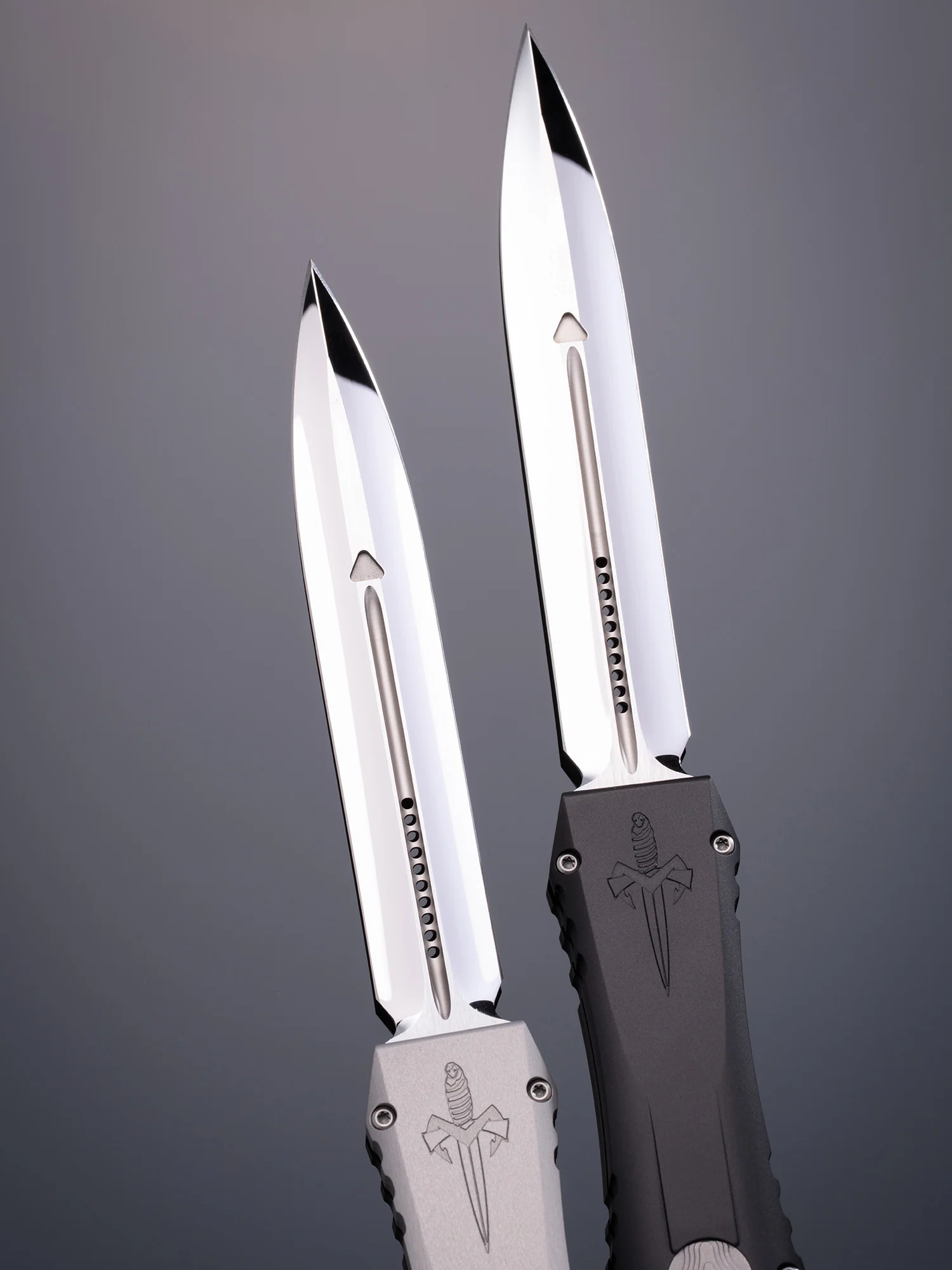 NEMESIS IV MIRROR POLISH BLACK HARDCOAT ALLOY DOUBLE VAPOR BLAST HARDWARE - Image 2