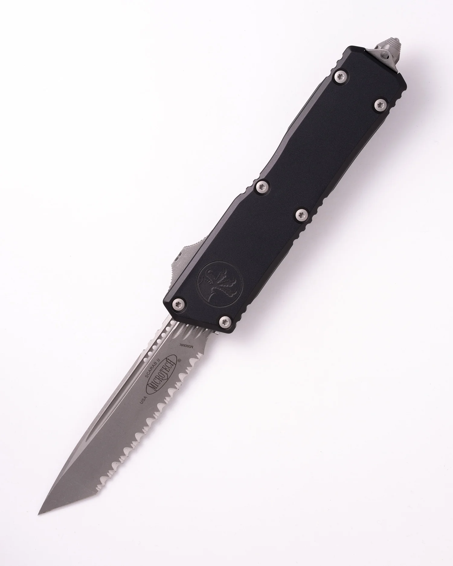 Scarab® II Gen III Executive T/E Apocalyptic Full Serrate Black (1177-12AP)