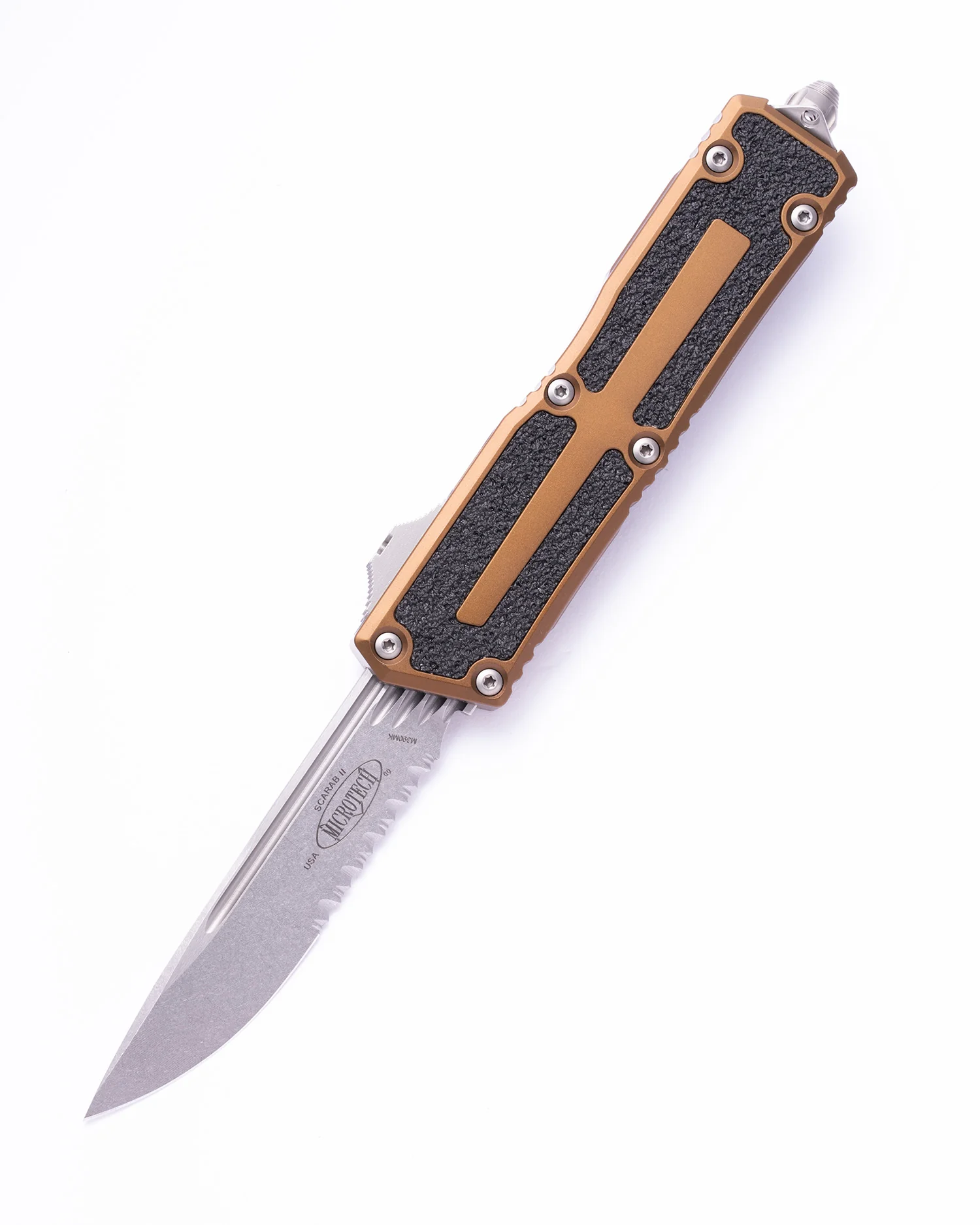 Scarab® II S/E Gen III Tan Stonewash Partial Serrated (1278-11TA)