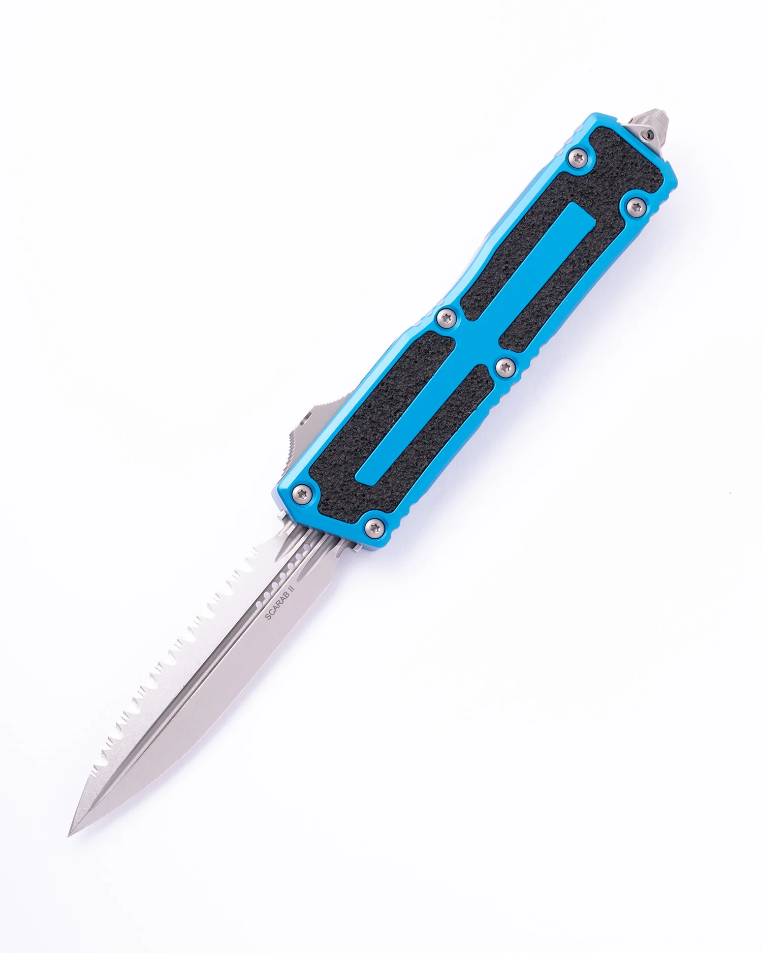 SCARAB II GEN III D/E STONEWASH FULL SERRATE BLUE (1280-12BL)
