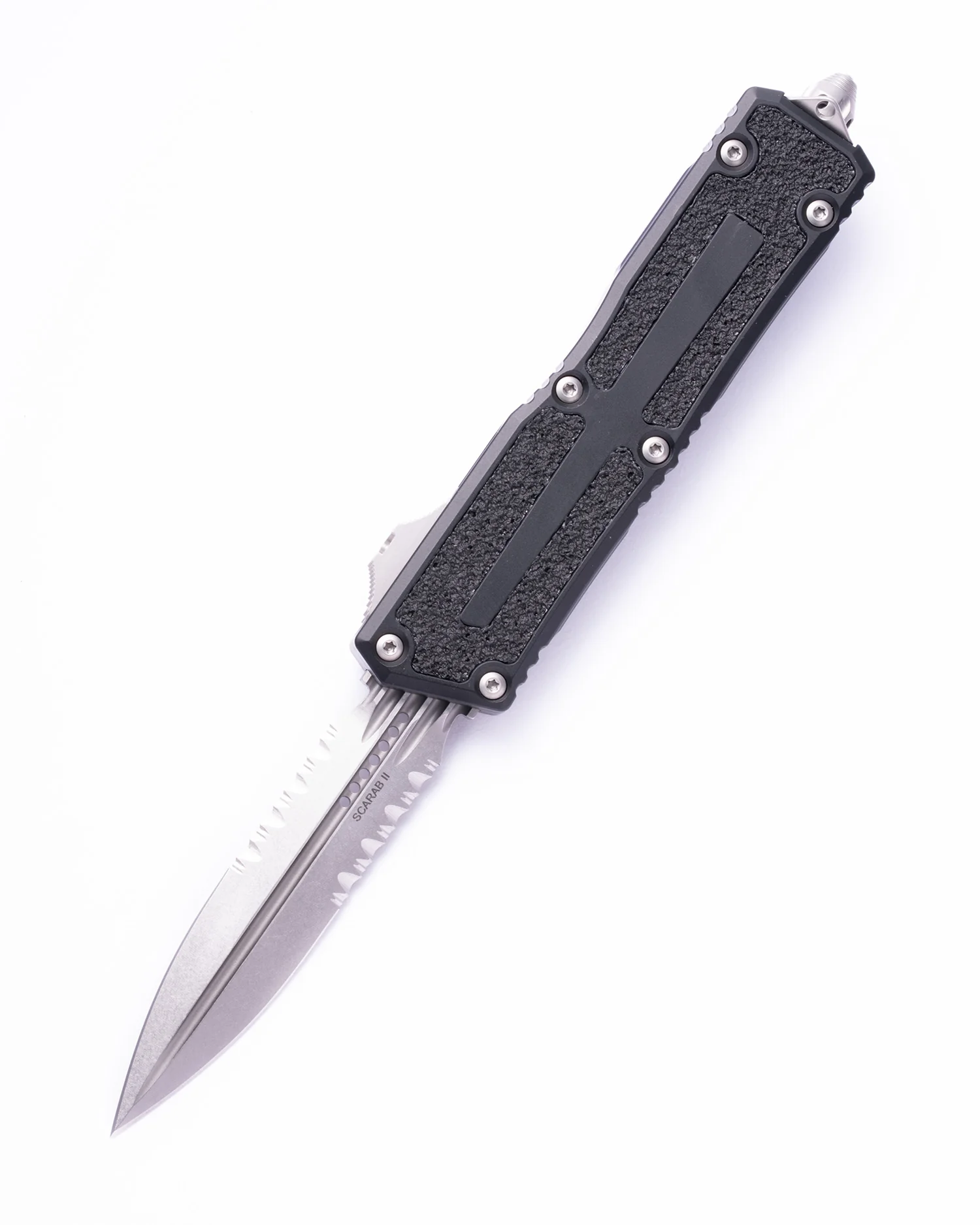 SCARAB II GEN III D/E STONEWASH PART SERRATE BLACK (1280-11)