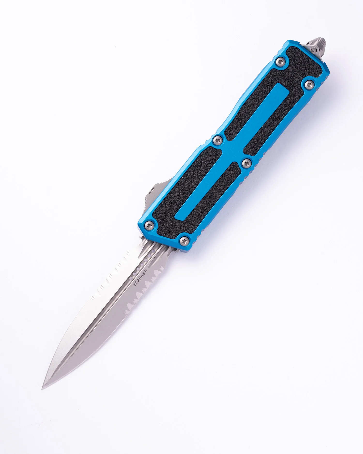 SCARAB II GEN III D/E STONEWASH PART SERRATE BLUE (1280-11BL)