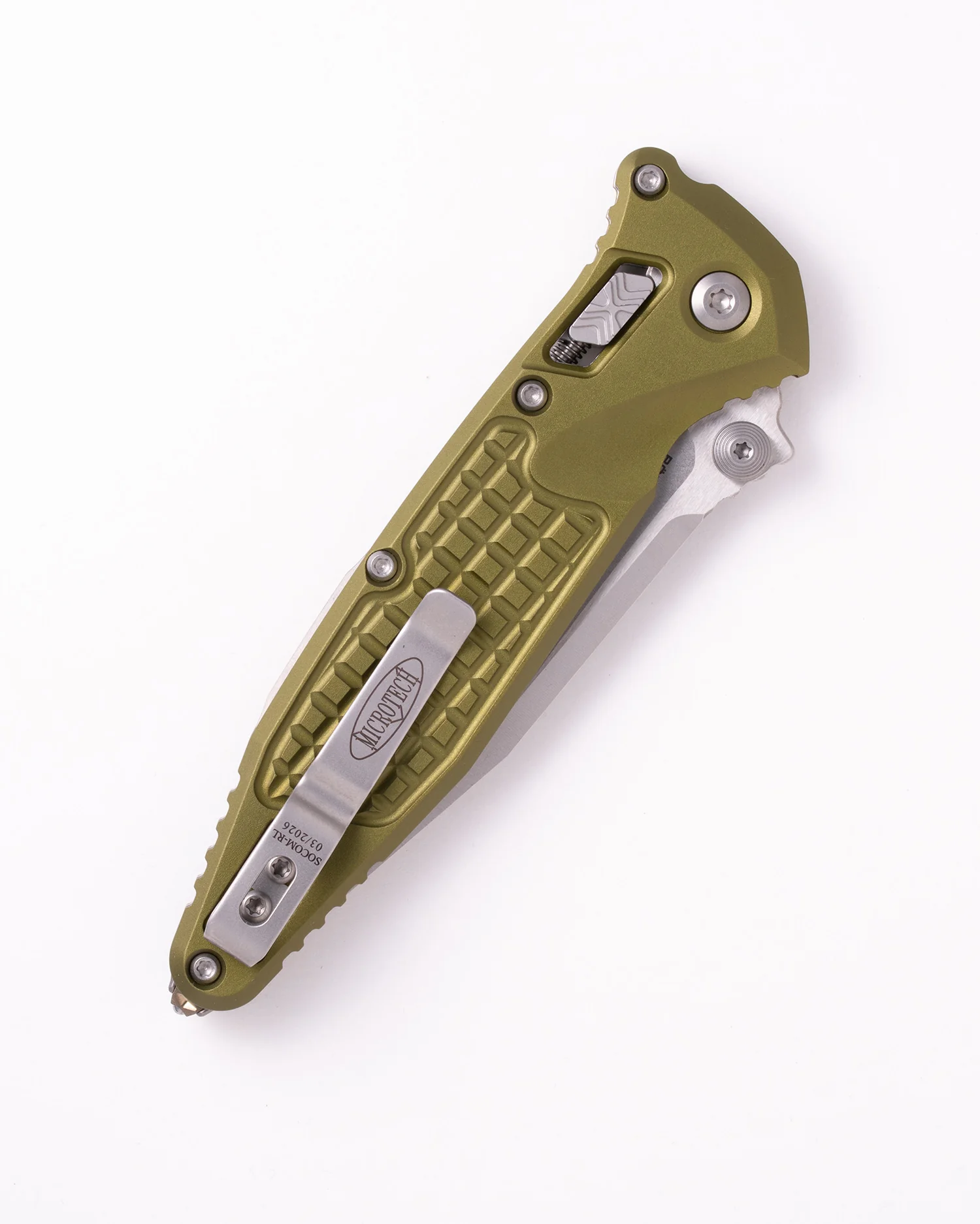 Socom® RAM-LOK⢠S/E Stonewash Partial Serrated Frag Aluminum OD Green (160RL-11FROD) - Image 2