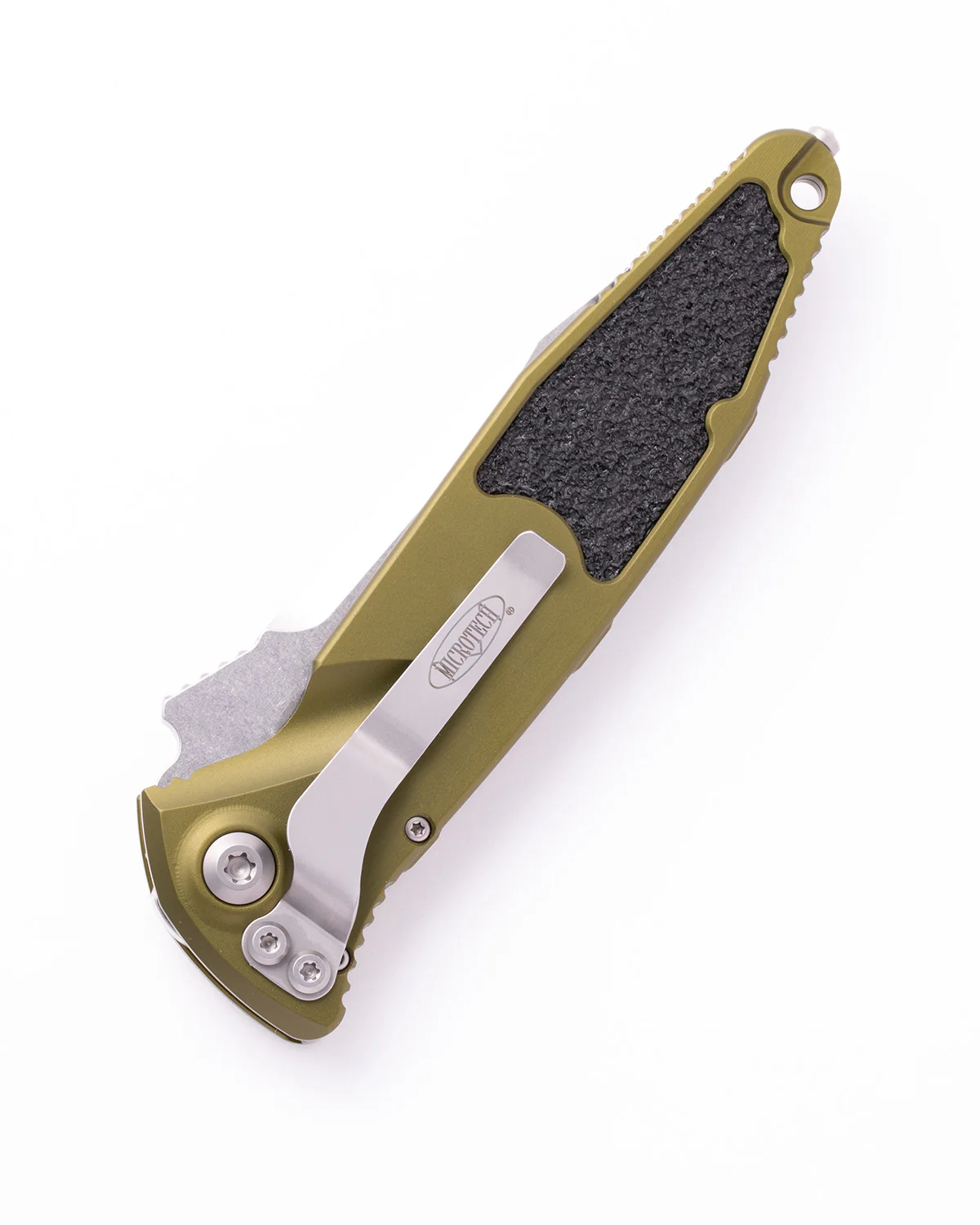 SOCOM Elite Auto S/E Stonewash Partial Serrated OD Green (160A-11OD) - Image 2