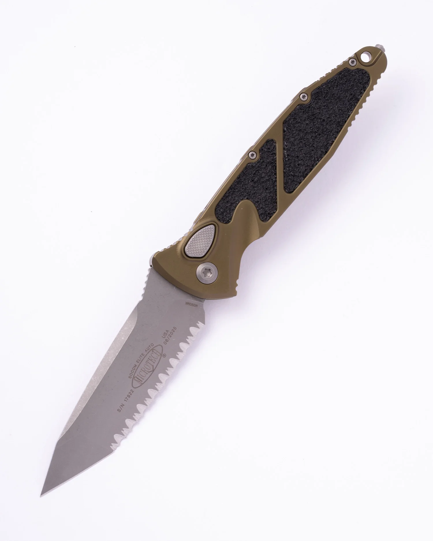 SOCOM ELITE AUTO T/E APOCALYPTIC FULL SERRATE OD GREEN (161A-12APOD)