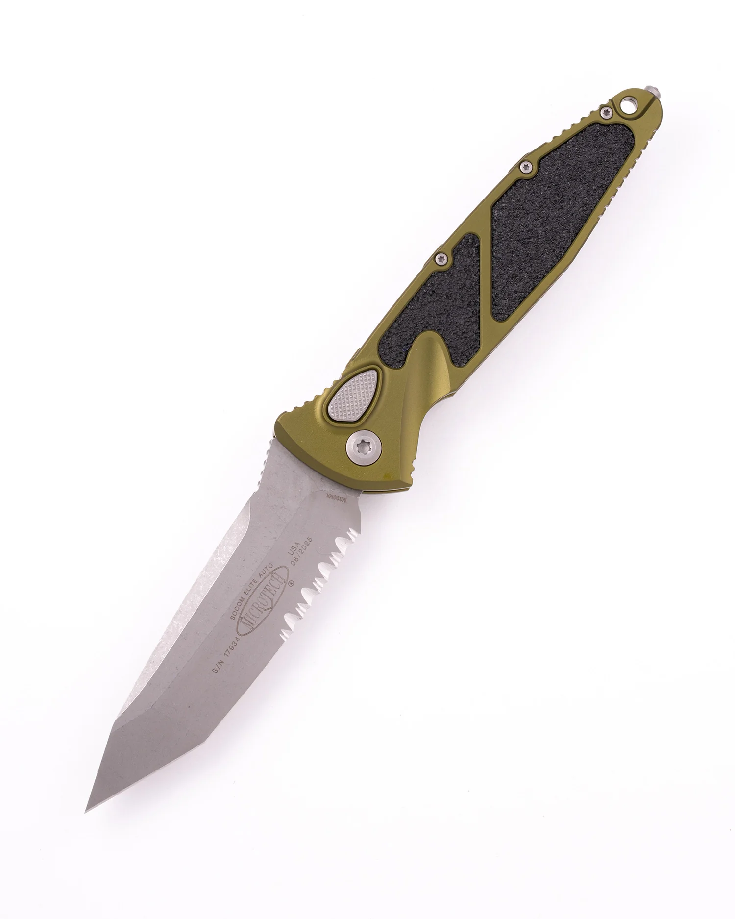 SOCOM ELITE AUTO T/E APOCALYPTIC PART SERRATE OD GREEN (161A-11APOD)