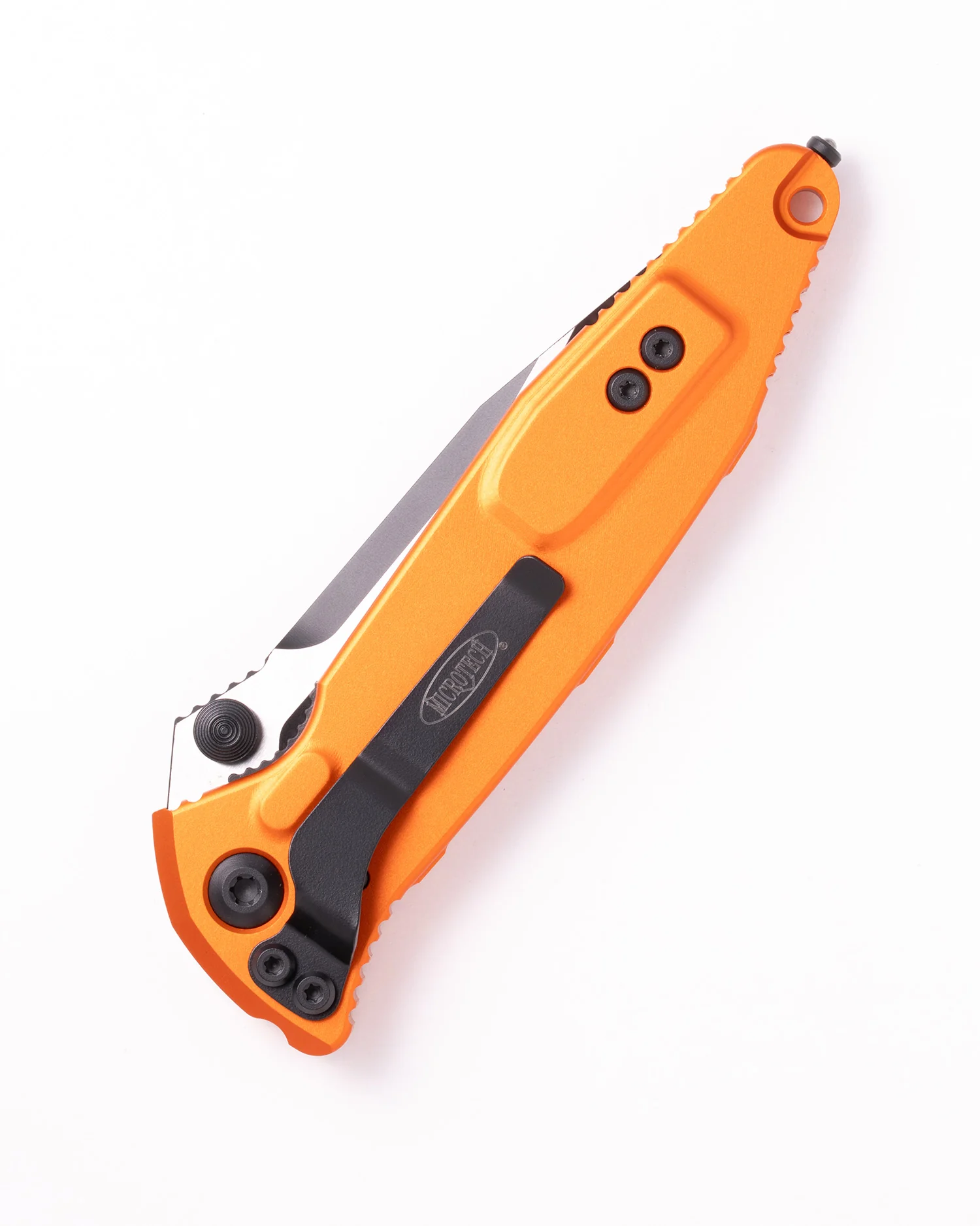 SOCOM ELITE MANUAL S/E BLACK PART SERRATE ORANGE (160-2OR) - Image 2