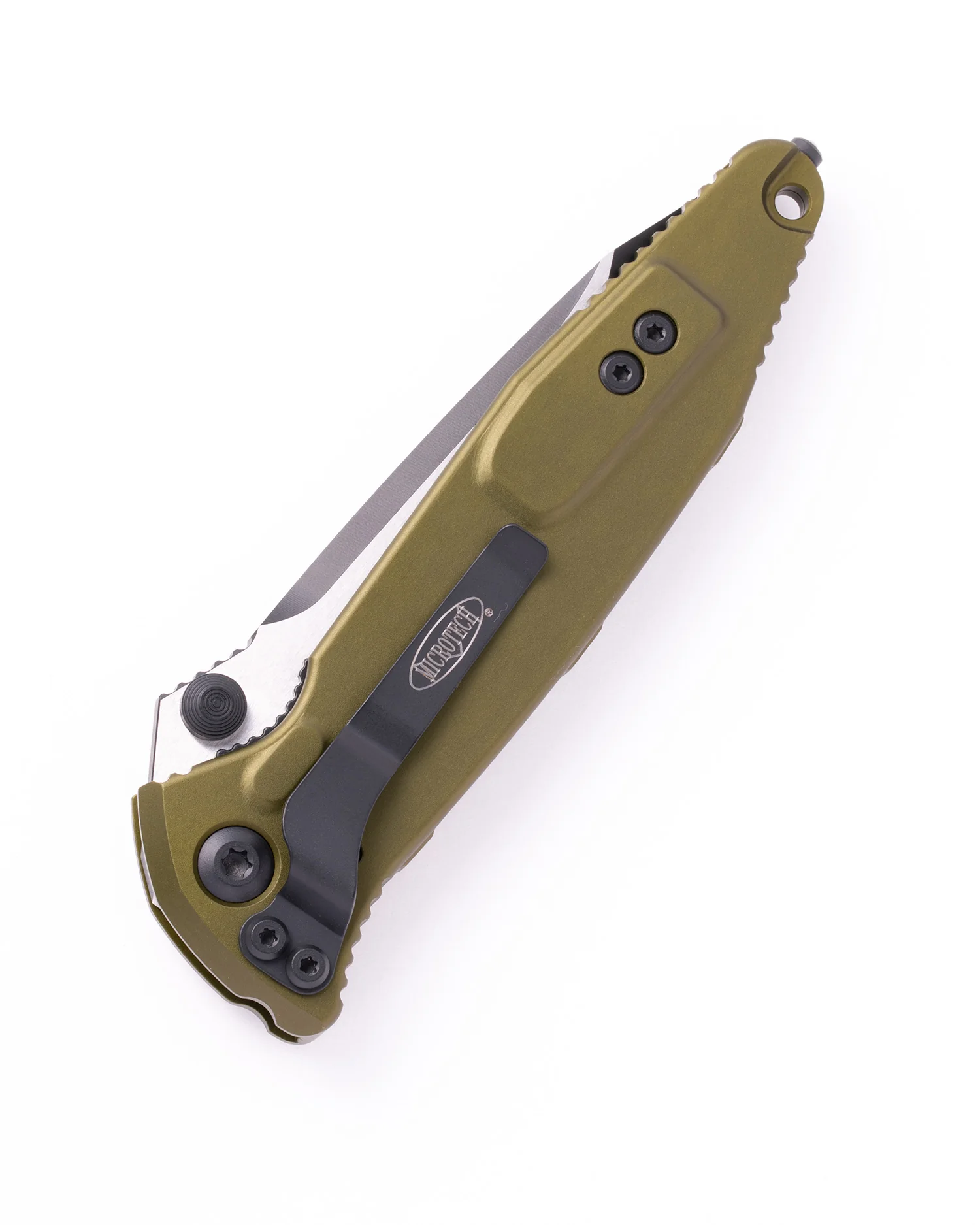 SOCOM Elite Manual Tanto Black Partially Serrated OD Green (161-2OD) - Image 2