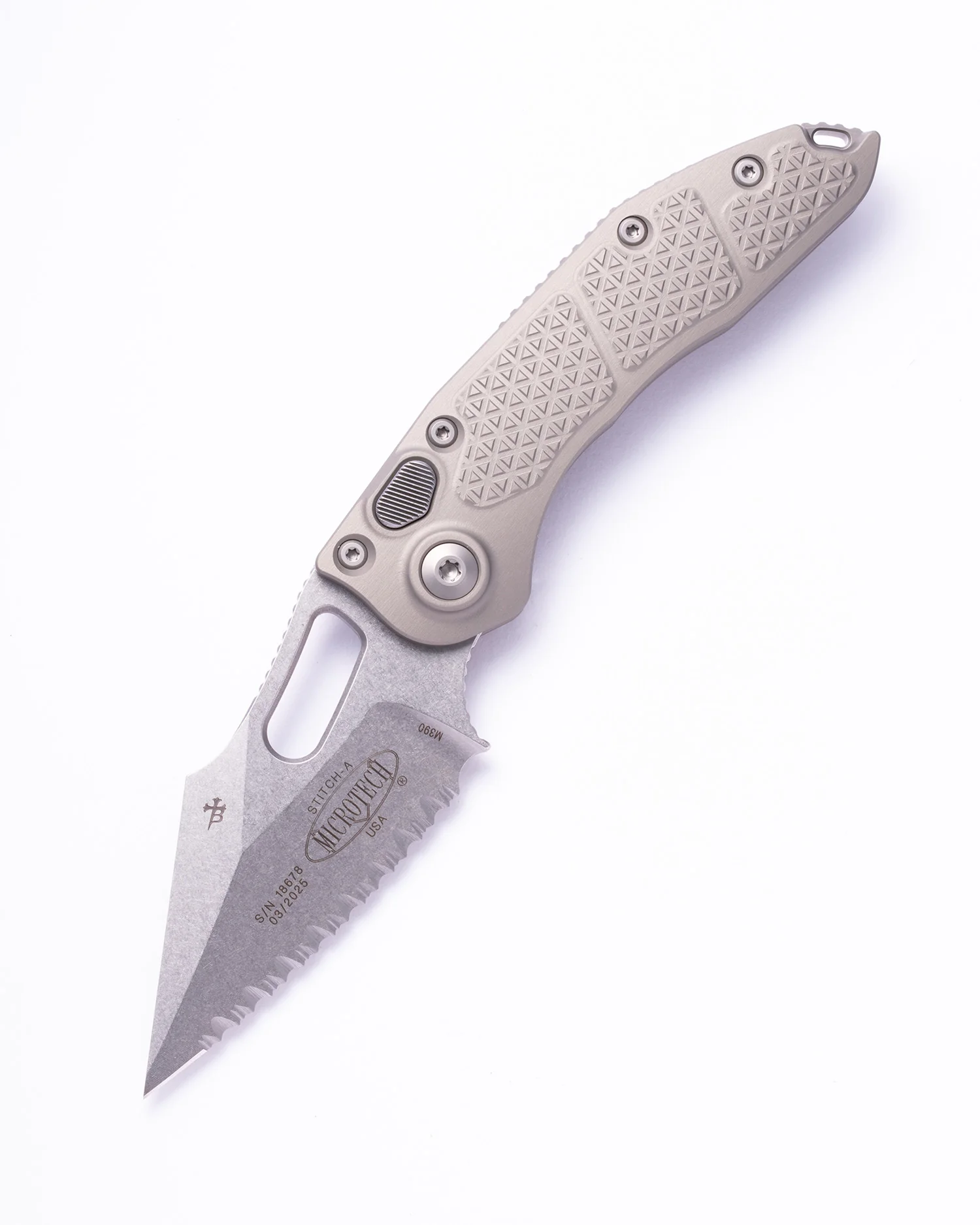 STITCH AUTO S/E STONEWASH FULL SERRATE NATURAL CLEAR (169-12NC)
