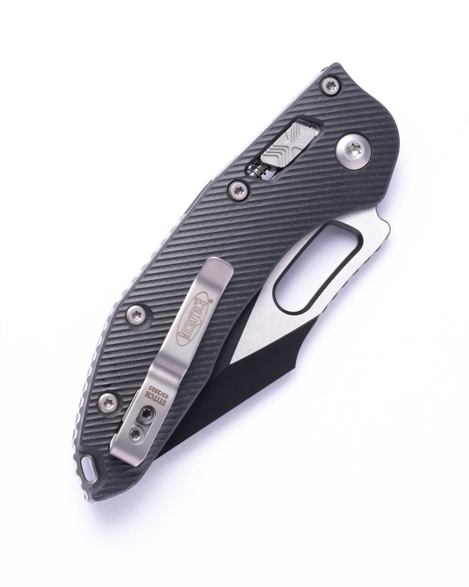STITCH RAM LOK S/E BLACK FULL SERRATE FLUTED G-10 (169RL-3FLGTBK) - Image 2
