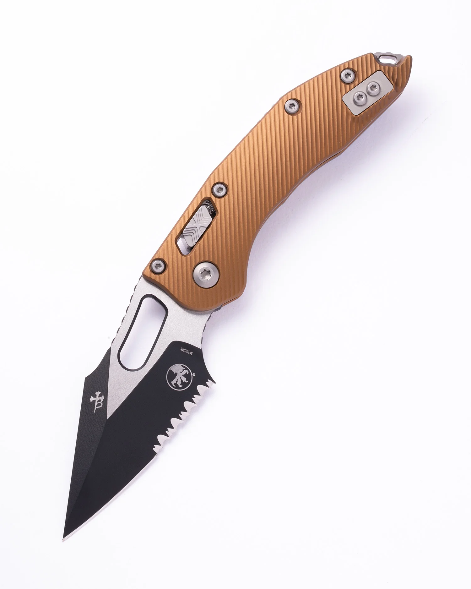 Stitch - RAM-LOKTM S/E Fluted Tan Partial Serrated (169RL-2FLTA) FACTORY SECOND