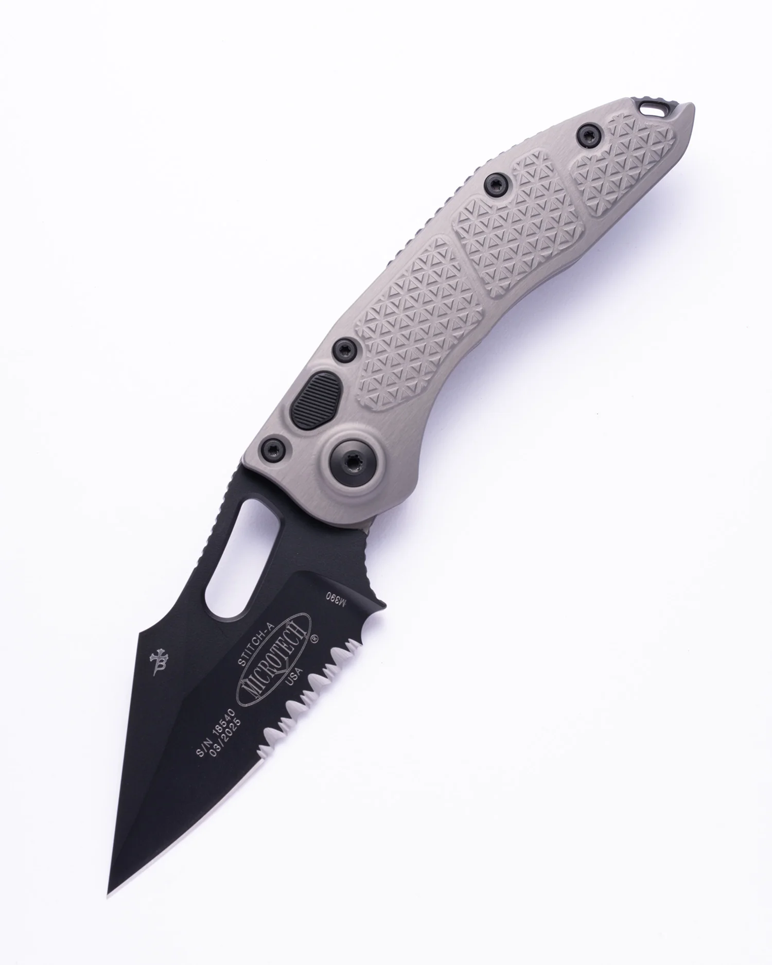 STITCH S/E BLACK PART SERRATE NATURAL CLEAR (169-2NC) FACTORY SECOND