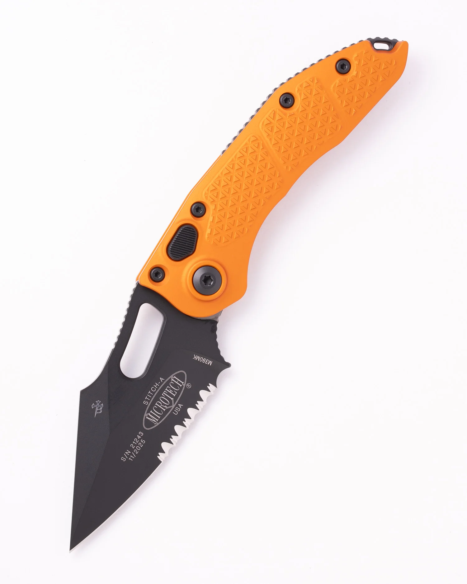 Stitch S/E Black Part Serrate Orange Tangerine (169-2OT)