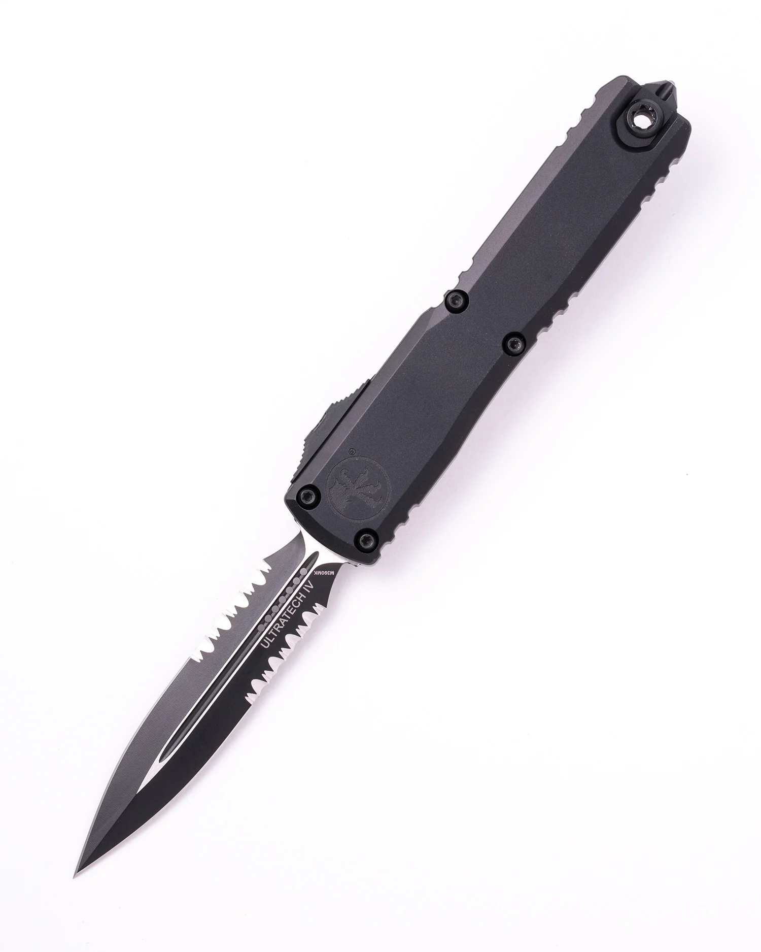 ULTRATECH GEN IV D/E PART SERRATE BLACK TACTICAL (11224-2T)